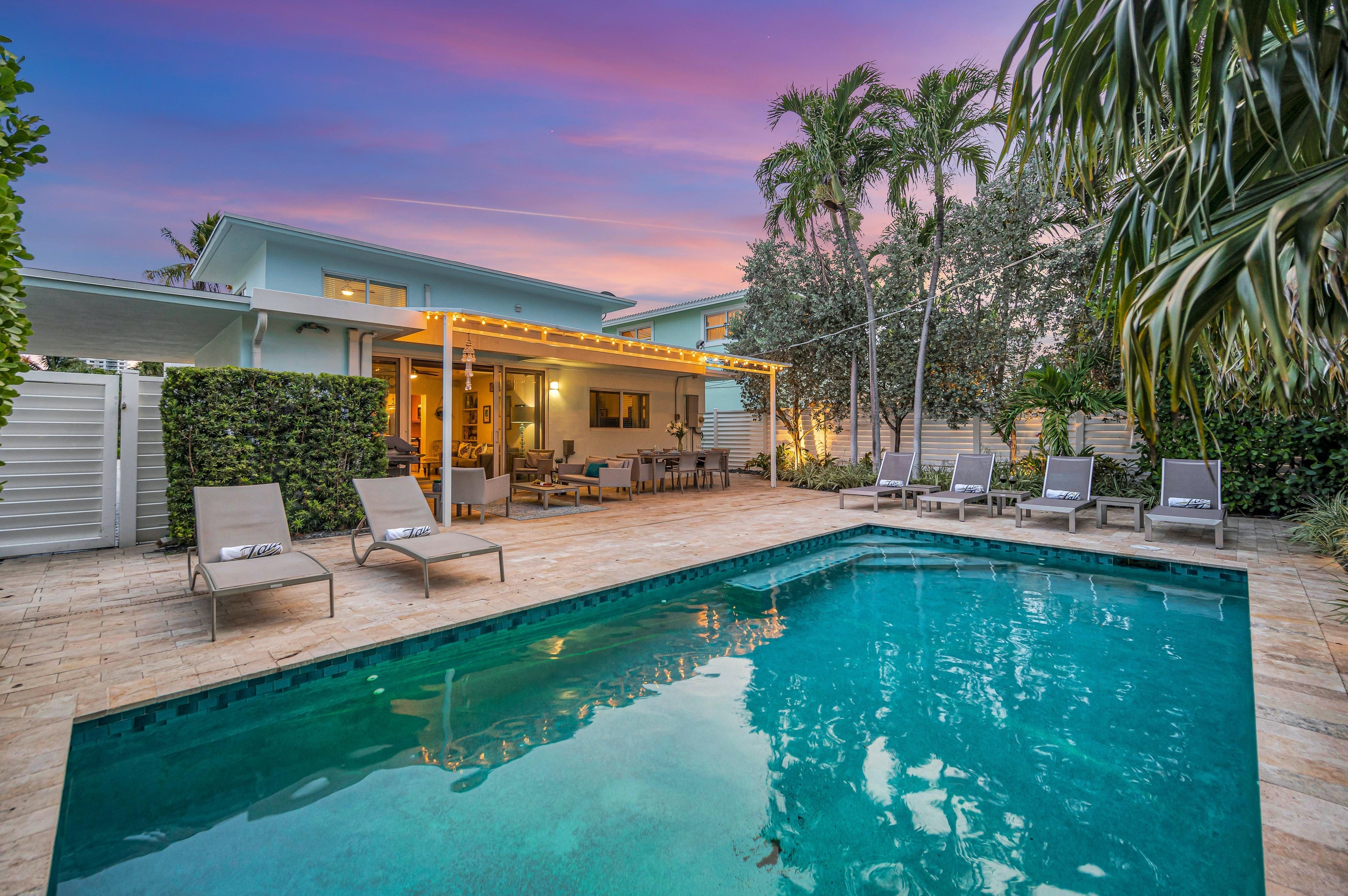 Manor Calusa FortLauderdale: 3-Bedroom Luxury Villa with Seaview and Pool, Fort Lauderdale