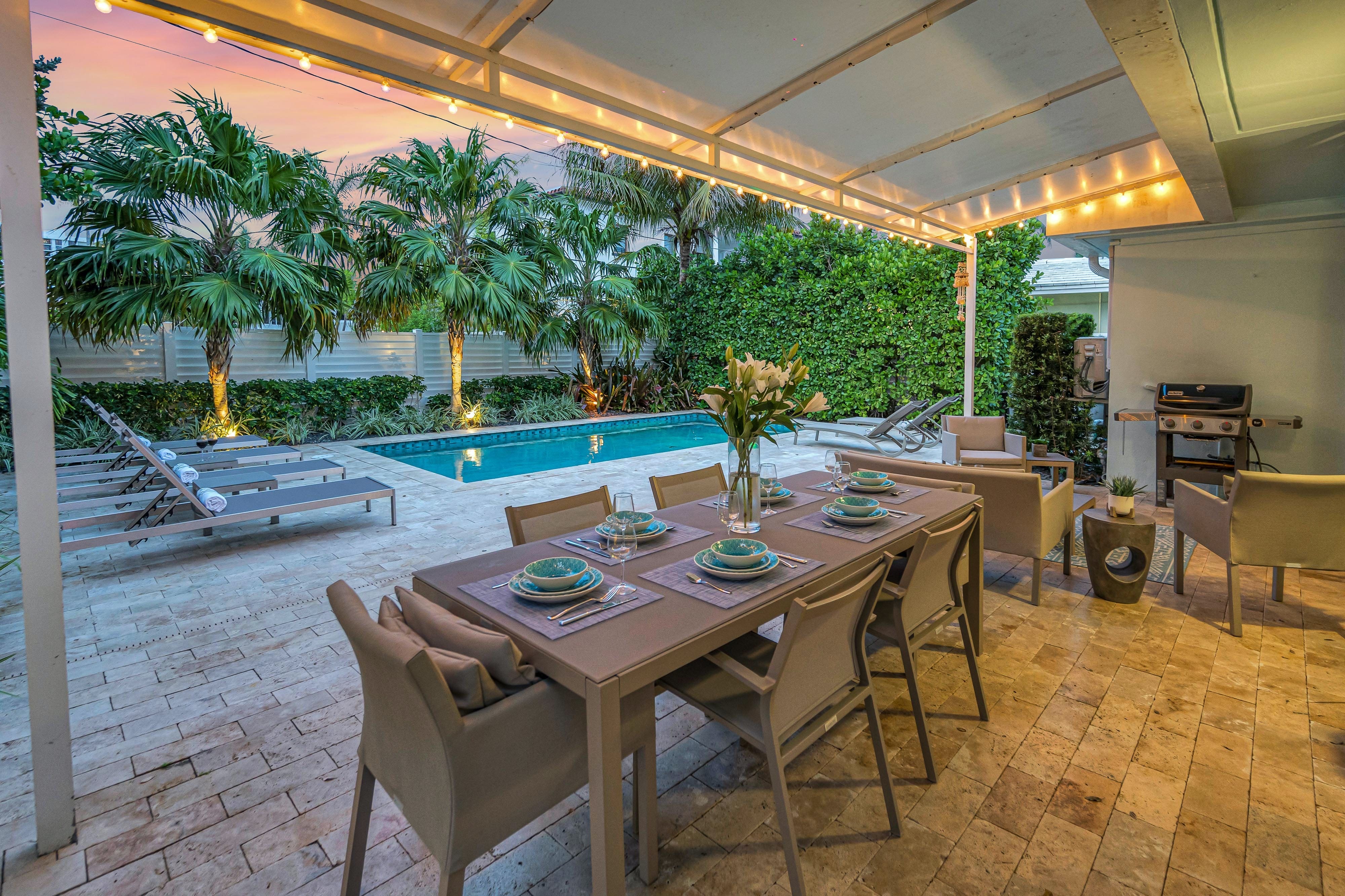 Manor Calusa FortLauderdale: 3-Bedroom Luxury Villa with Seaview and Pool, Fort Lauderdale