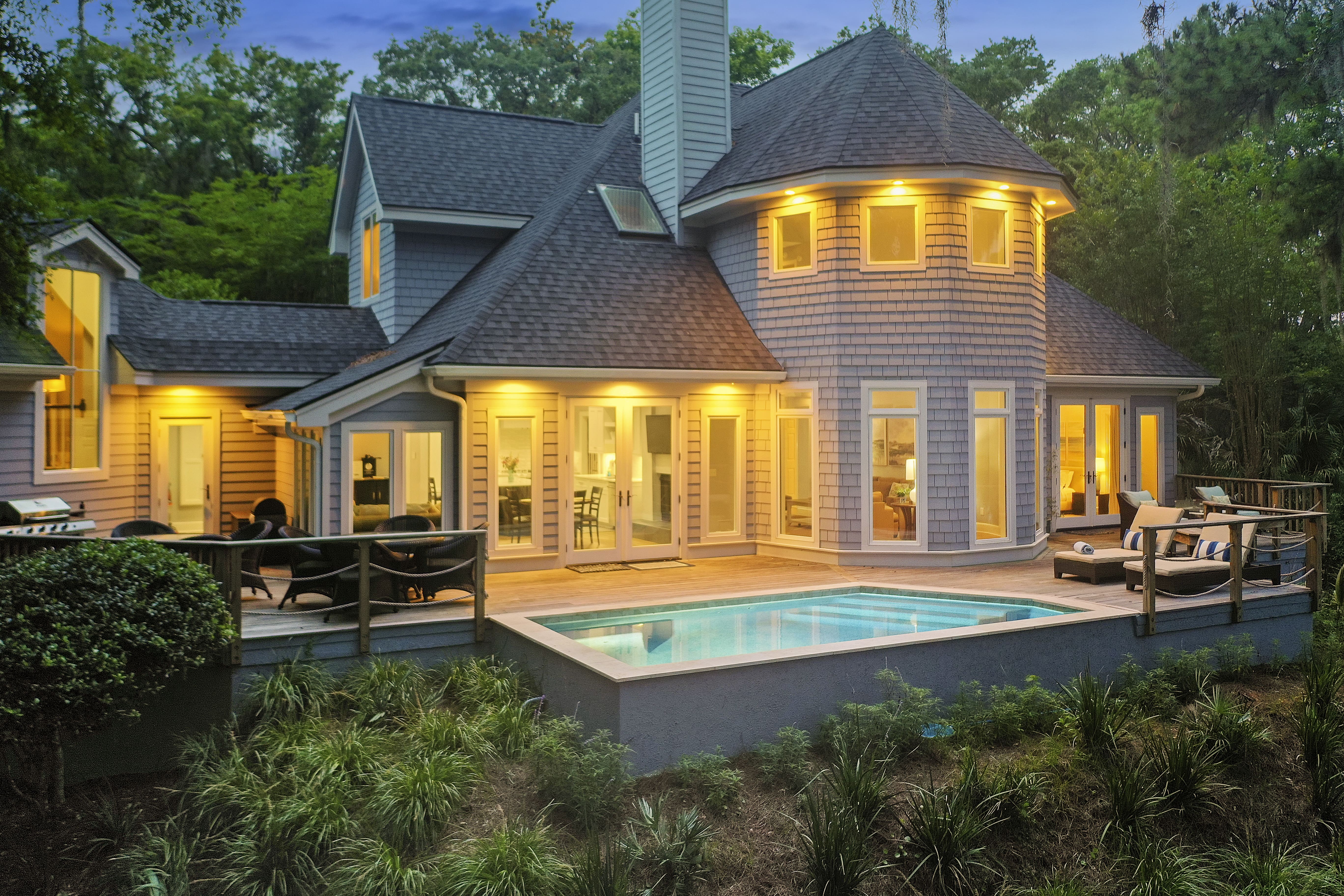 Manor Live Oak Johns Island: Luxury 4-Bedroom Villa with Seaview and Pool, Johns Island