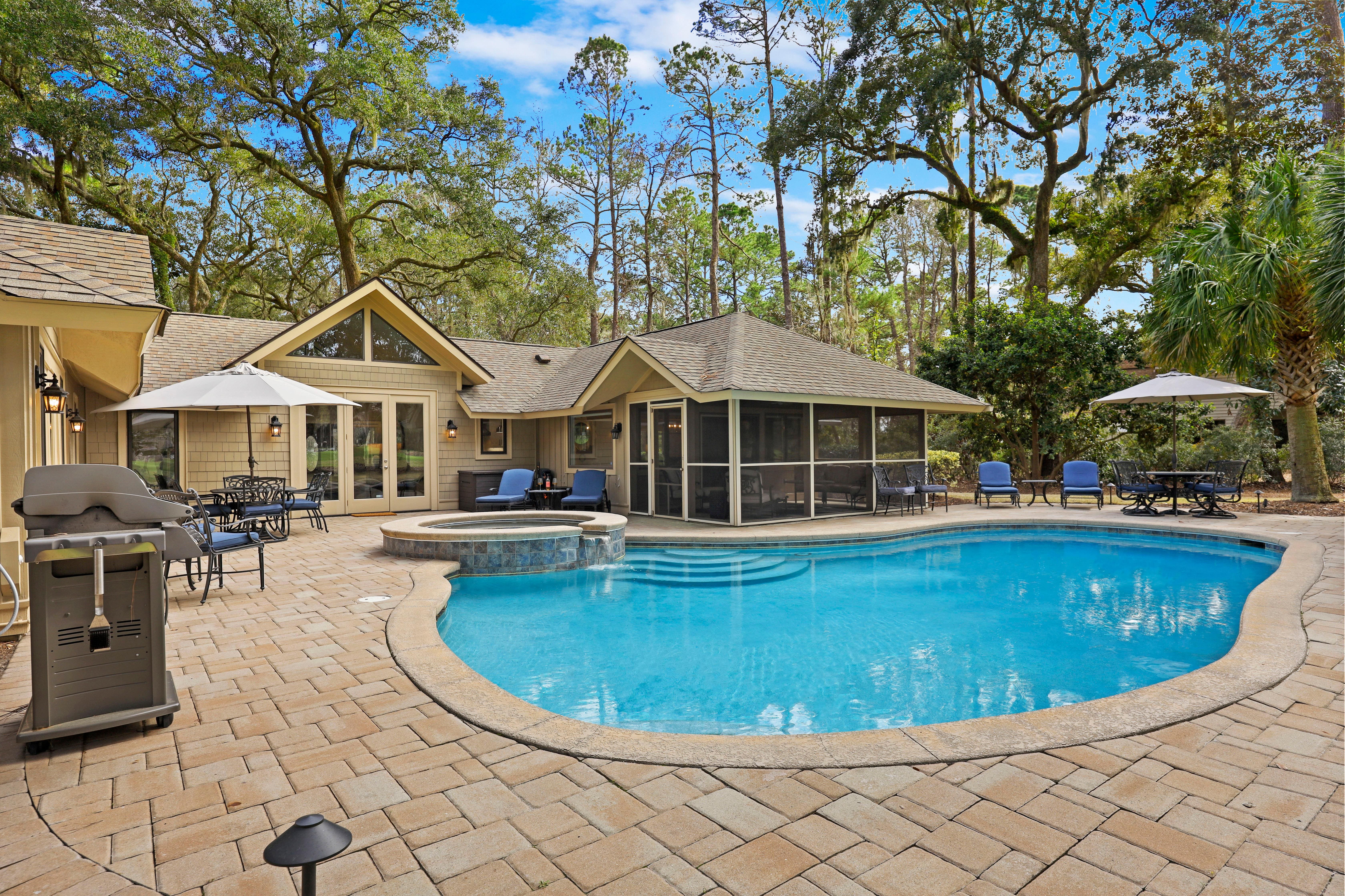 Manor Palmetto Hilton Head Hilton Head 3: Luxury 4-Bedroom Villa with Private Pool, Hilton Head
