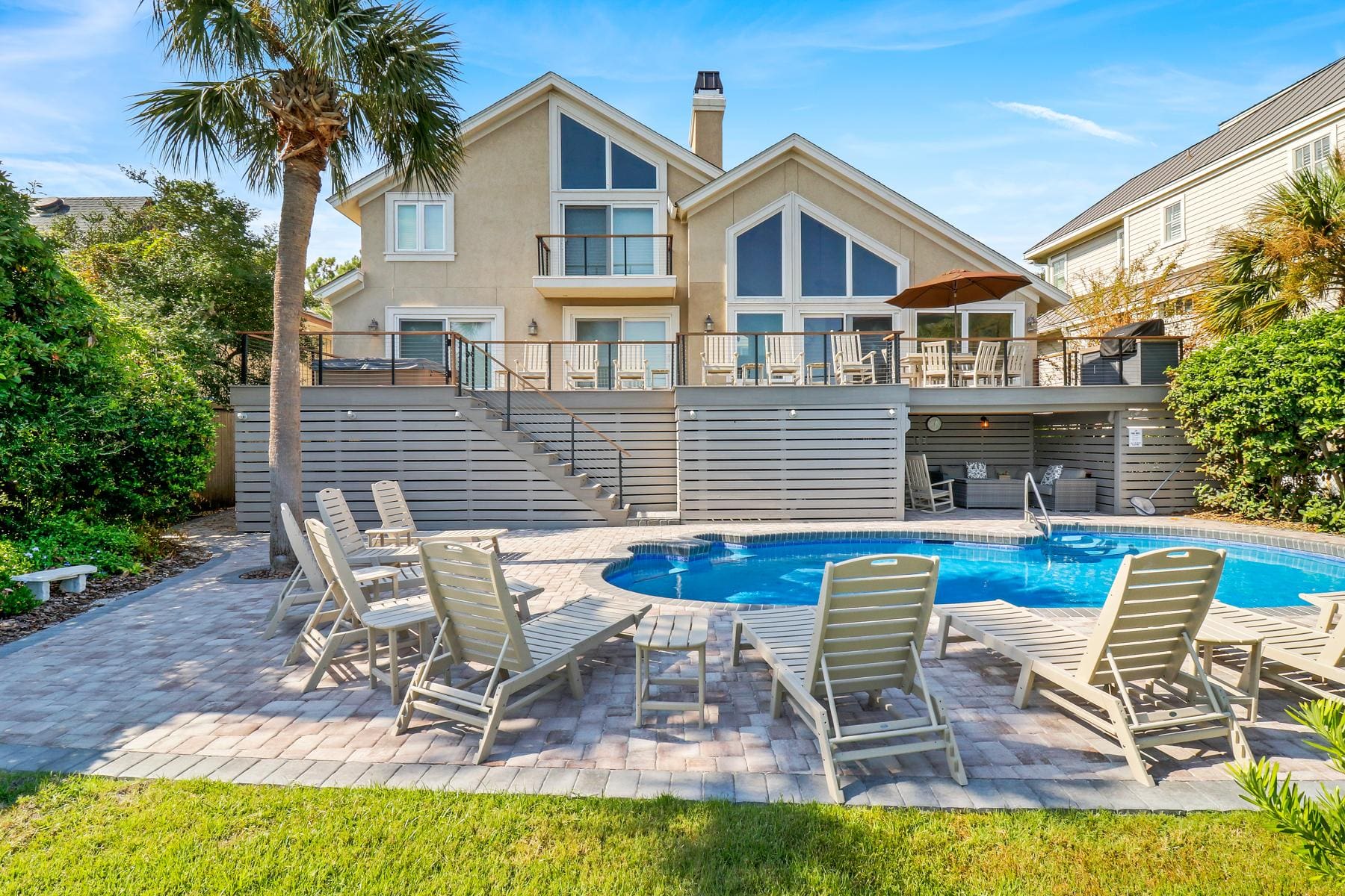 Manor Sea Pines Hilton: Spacious 5-Bedroom Villa with Pool and Seaview, Hilton Head