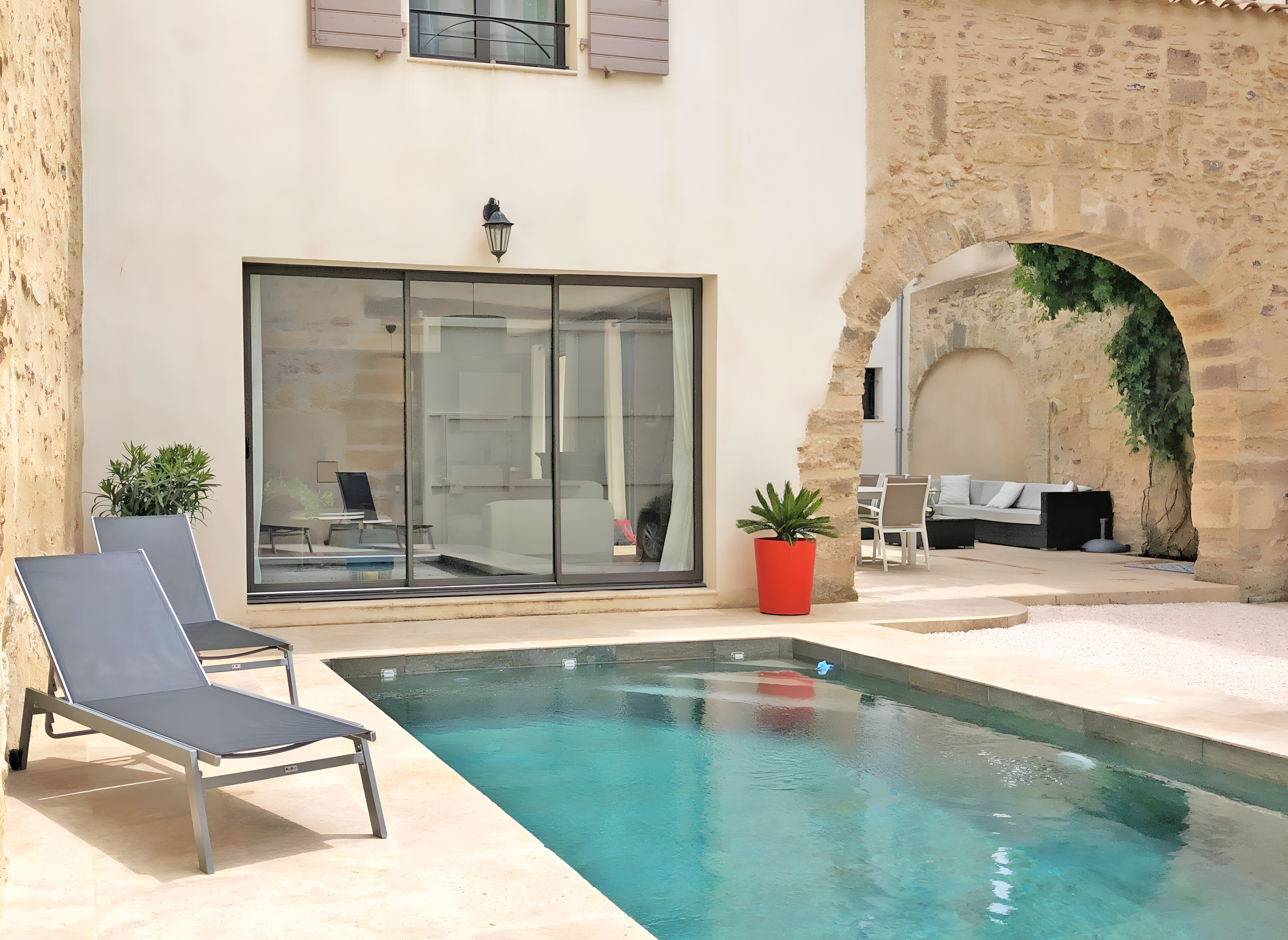 Mas Lavande Saint-Thibéry: Charming 4-Bedroom Villa with Heated Pool, Saint-Thibéry