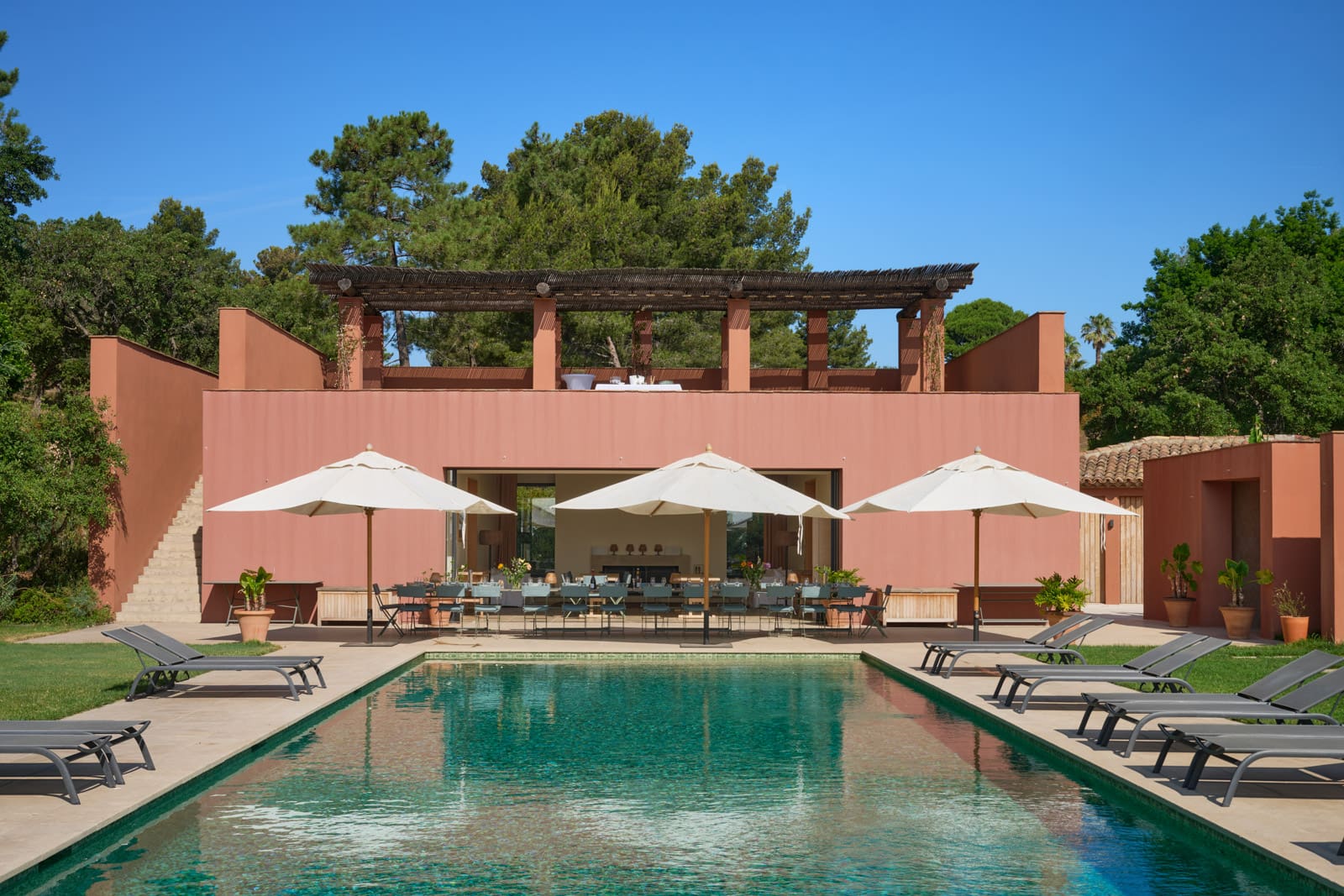 Mas Mistral Sainte-Maxime Sainte-Maxime: Expansive 25-Bedroom Villa with Seaview and Pool, Sainte-Maxime