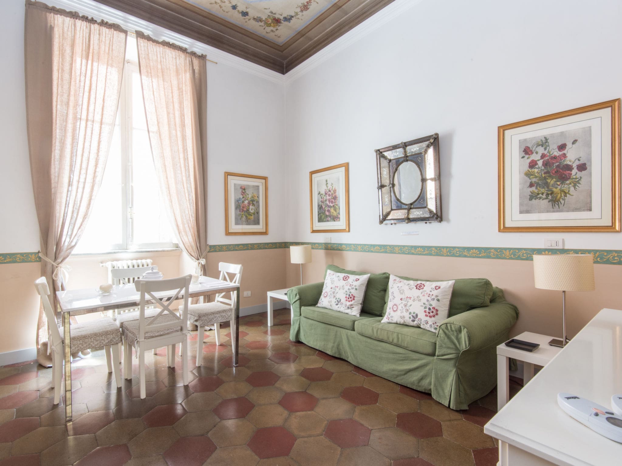 Palazzo Barberini Roma: Elegant 2-Bedroom Historical Apartment with Terrace Near Spanish Steps and Trevi Fountain