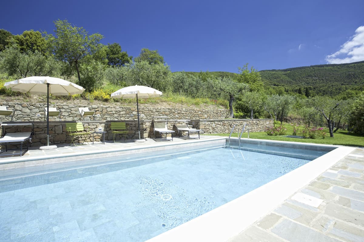 Palazzo Chiana Cortona: Luxury 5-Bedroom Apartment with Pool and Countryside Views, Tuscany