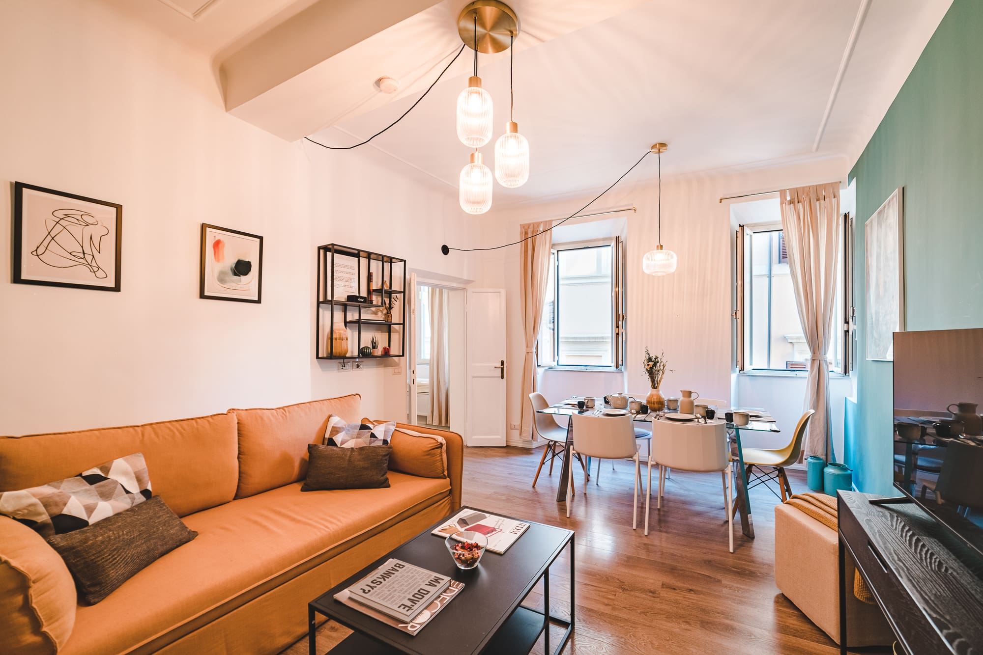 Palazzo Colle Monti: Elegant 3-Bedroom Apartment for Families, Monti Rome