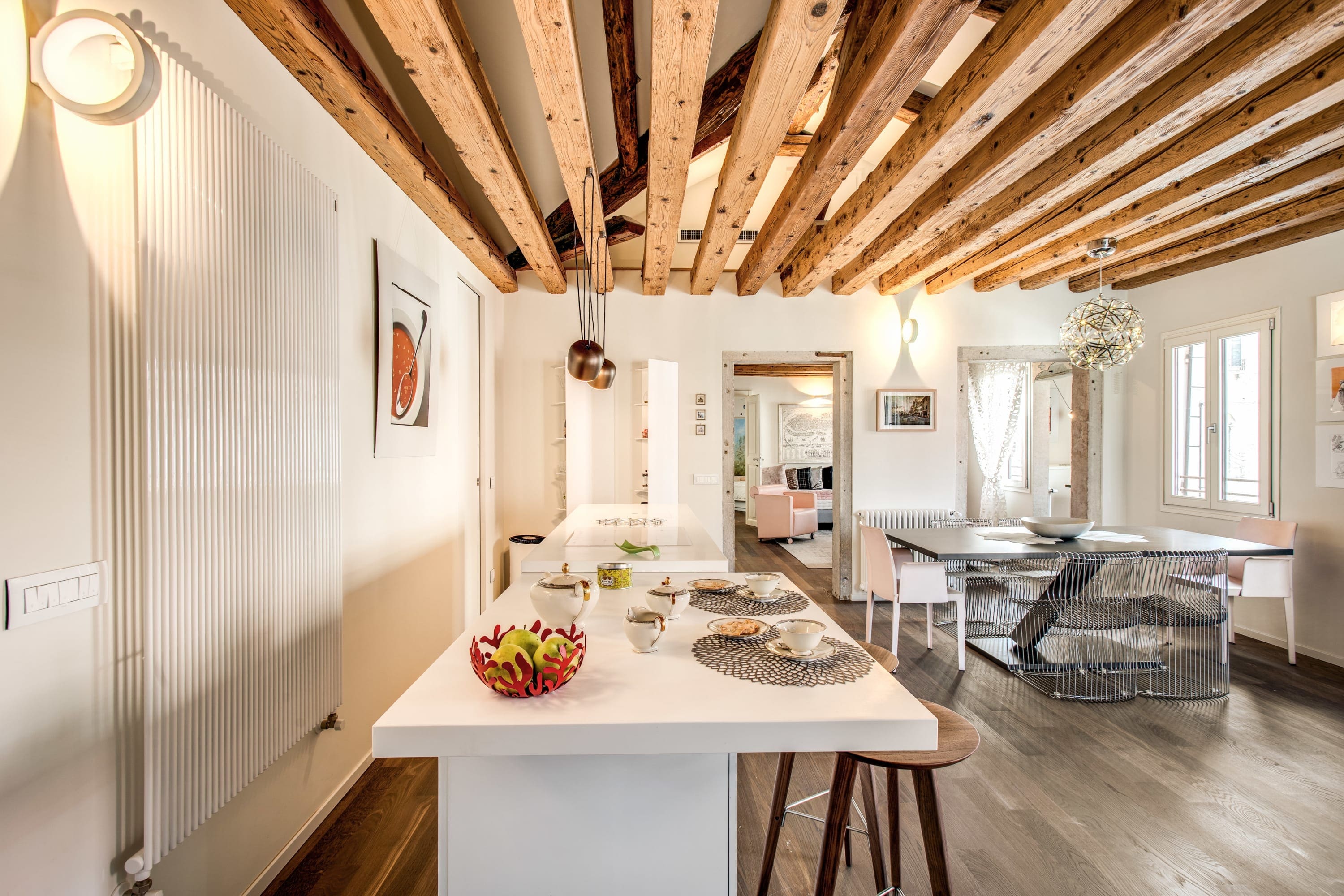 Palazzo Querini Castello Castello 2: Luxury 3-Bedroom Apartment with Air-Con for Families, Castello