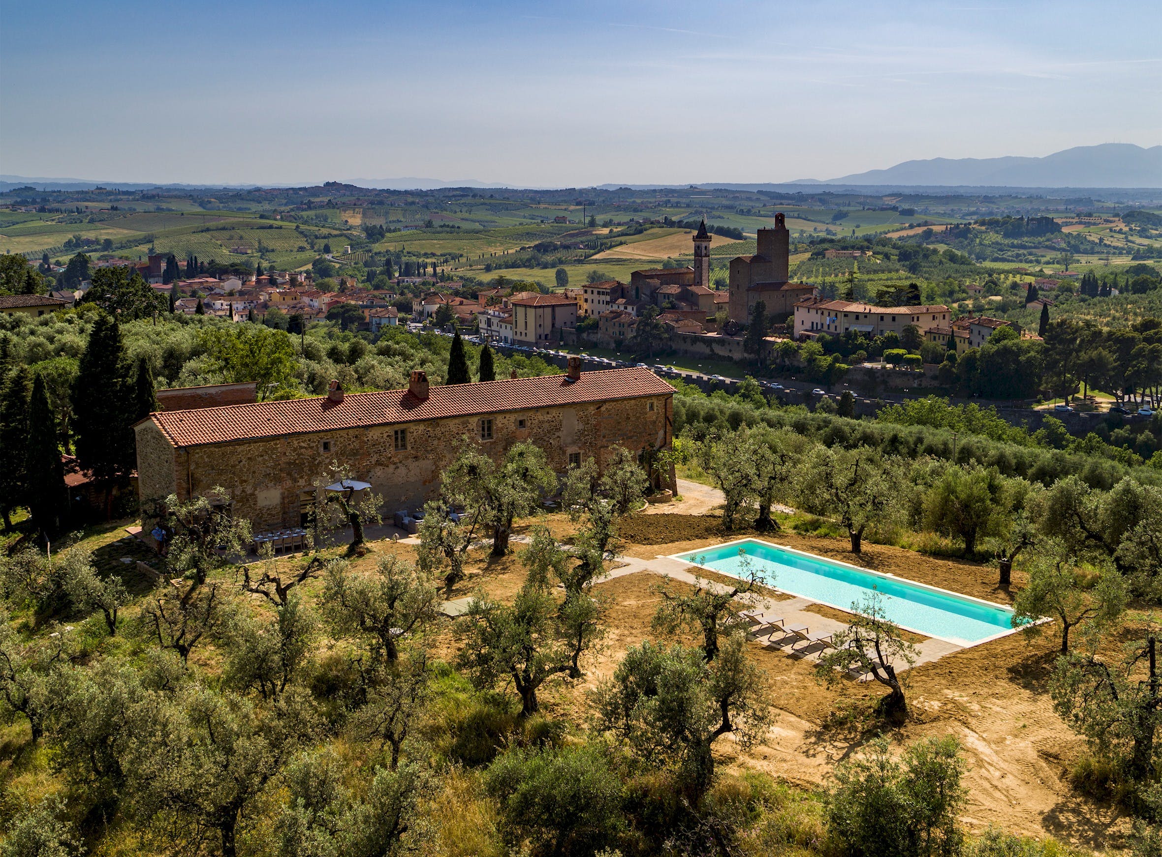 Palazzo Rocca San Miniato: Elegant 6-Bedroom Apartment with Pool, San Miniato Tuscany