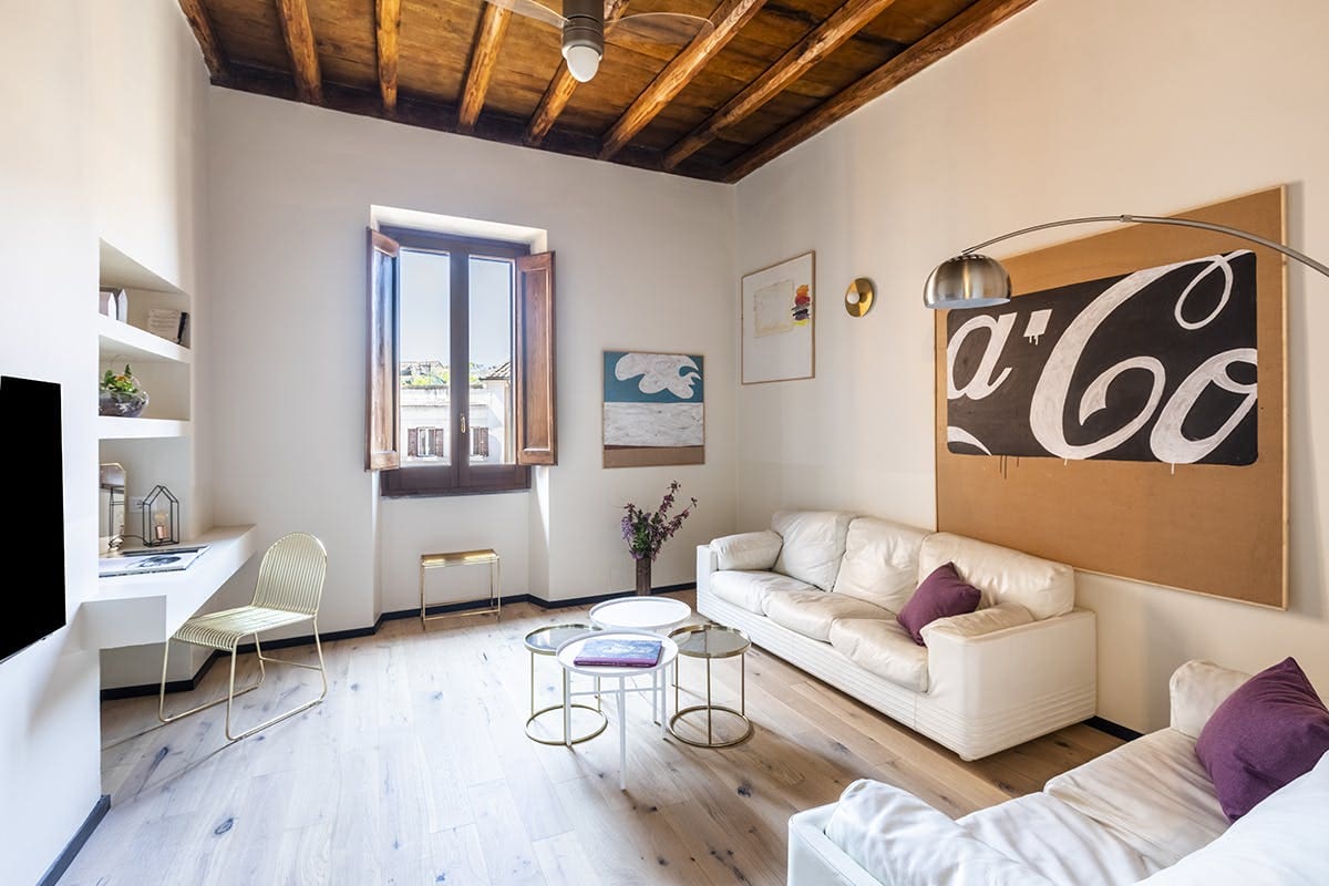 Palazzo Ventoso Roma: Elegant 4-Bedroom Apartment for Families and Pets, Campo de’ Fiori