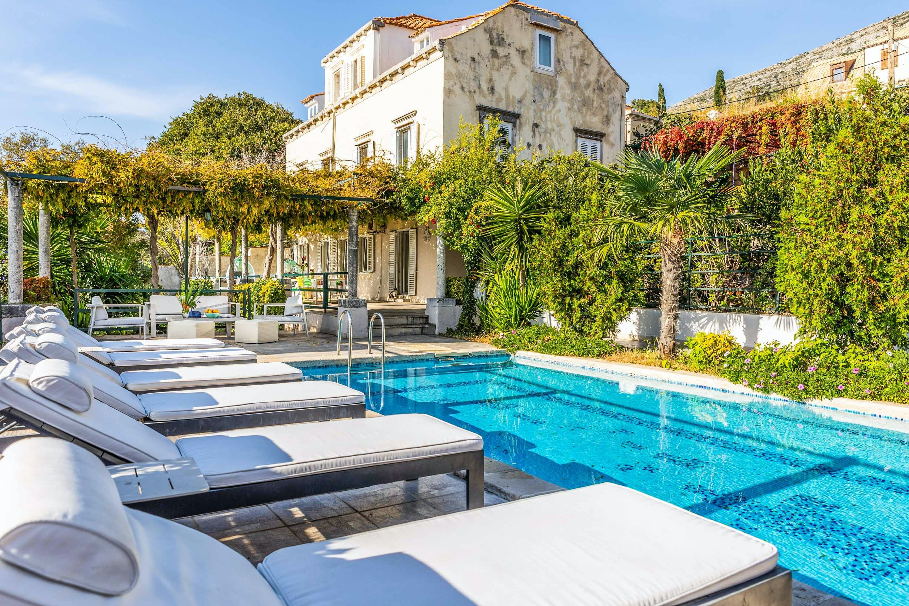 Villa Adriatica: Stunning 4-Bedroom Apartment Rental Dubrovnik with Private Pool and Sea Views
