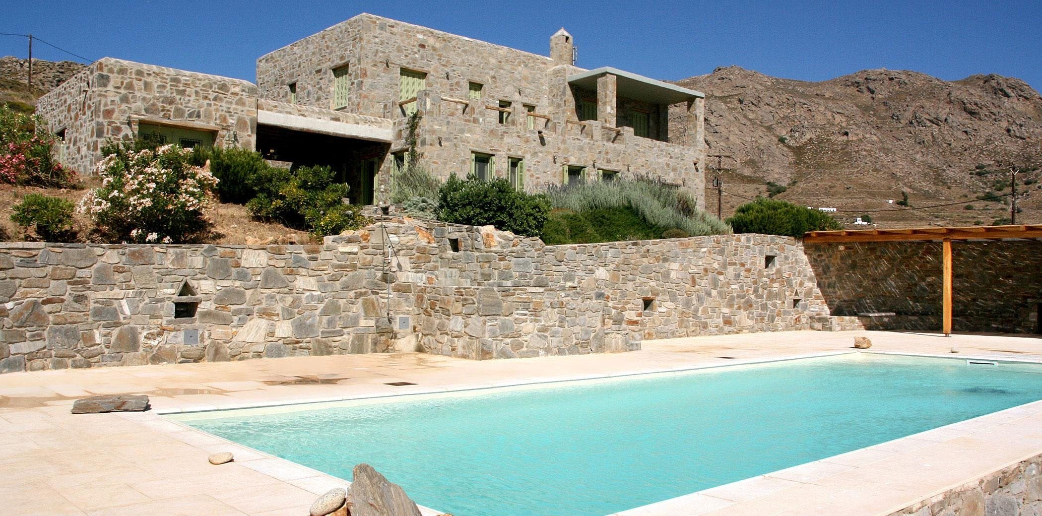 Villa Aegean Thalassa: Stunning 6-Bedroom Apartment with Private Pool and Sea Views, Serifos
