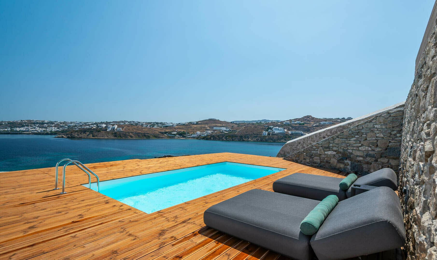 Villa Agrari Mykonos: Luxury 2-Bedroom Villa with Private Pool and Sea Views, Mykonos
