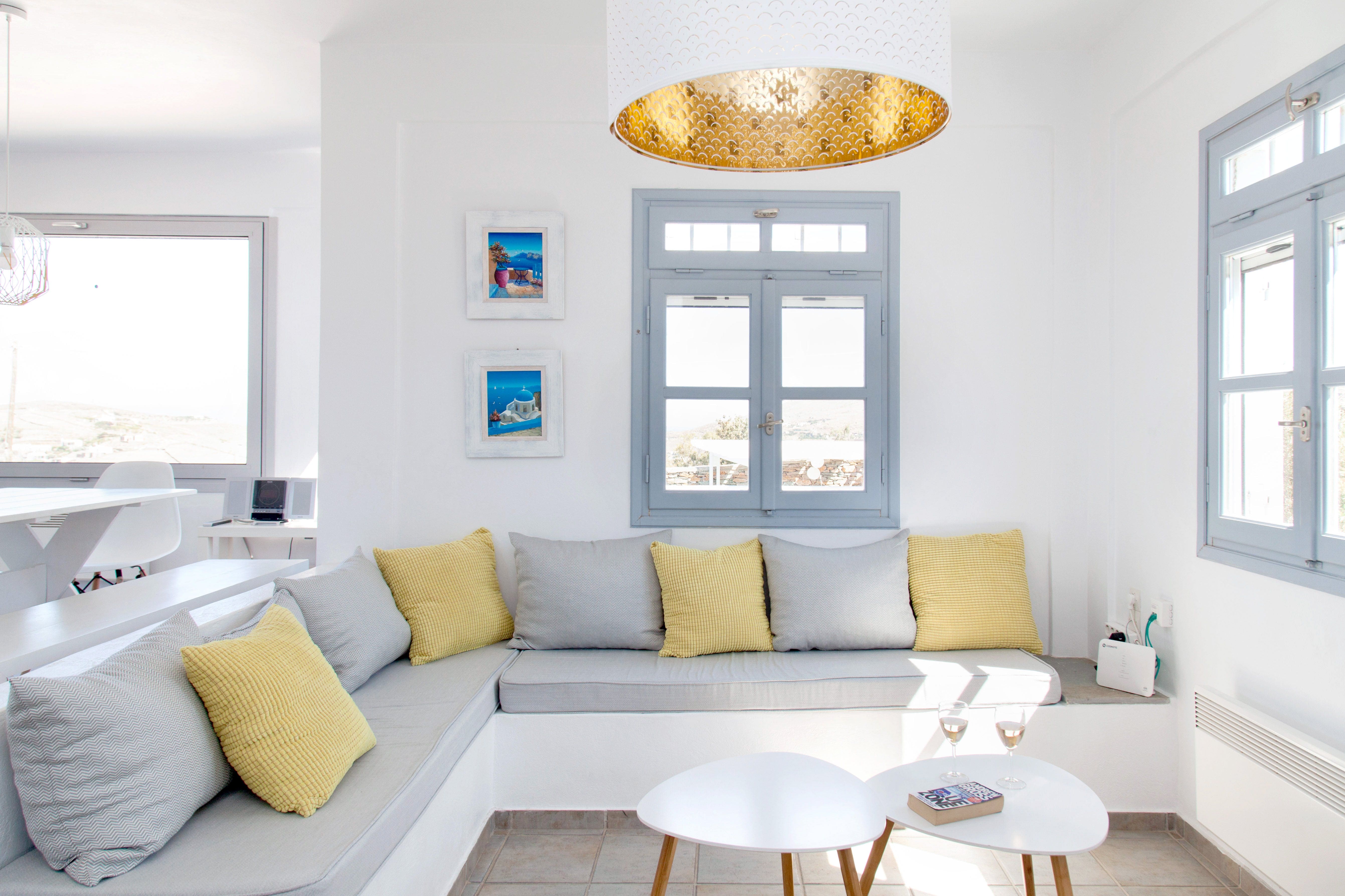 Villa Aigis Kea: Spacious 6-Bedroom Apartment with Seaview and Pool, Kea