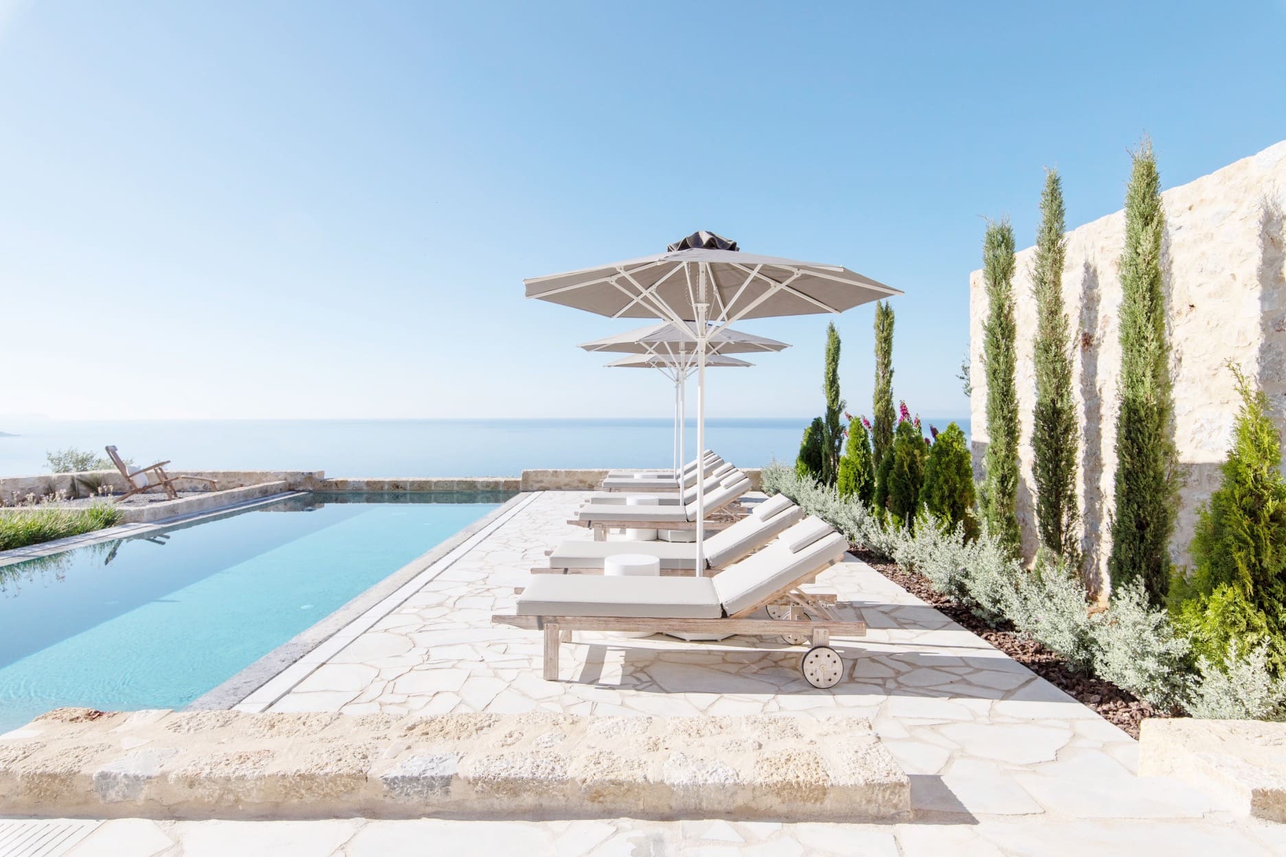 Villa Akrotiri Messenia: Luxurious 3-Bedroom Apartment with Seaview and Pool, Messenia