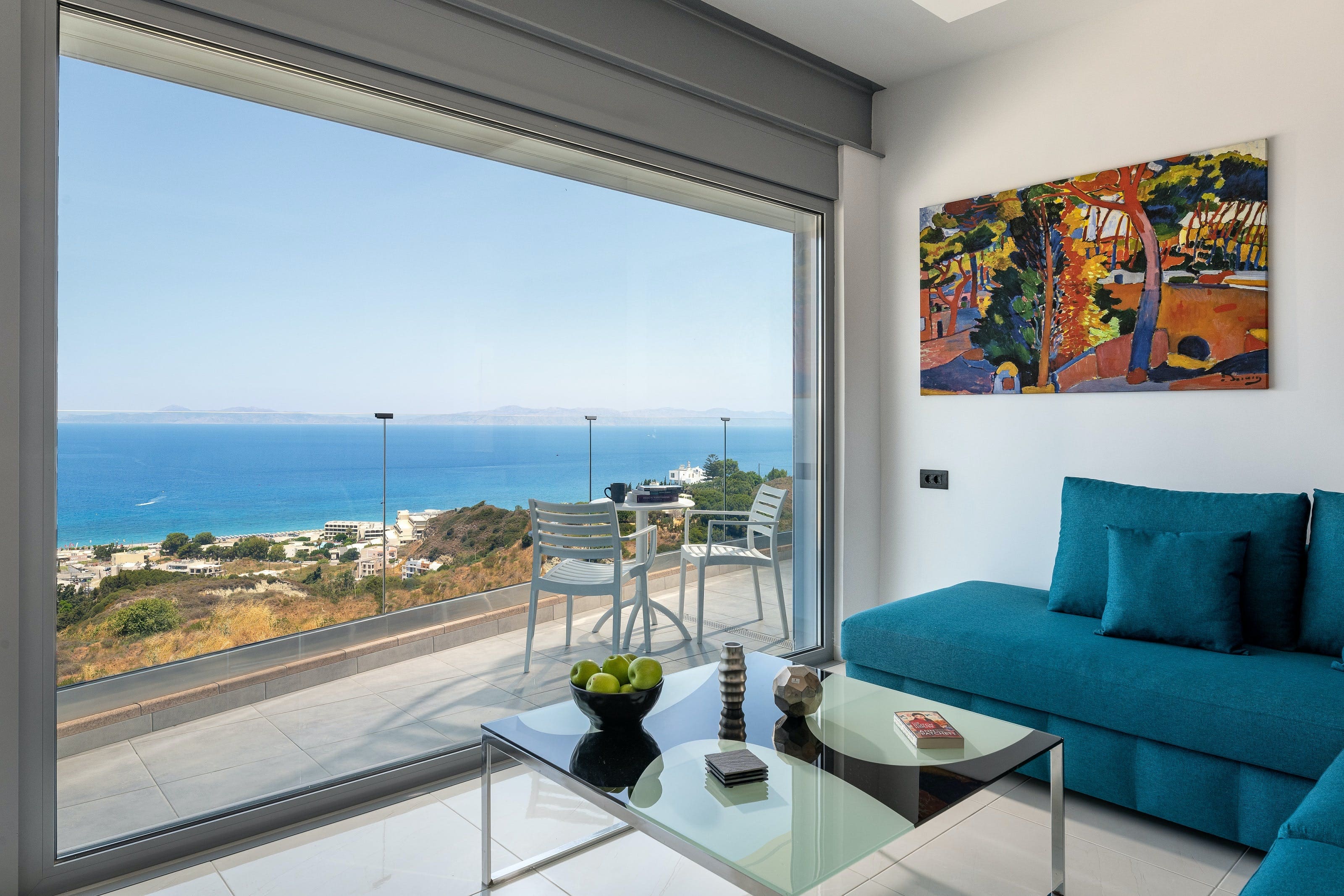 Villa Anemomilos Ixia: Luxury 4-Bedroom Apartment with Hot Tub and Sea View, Ixia