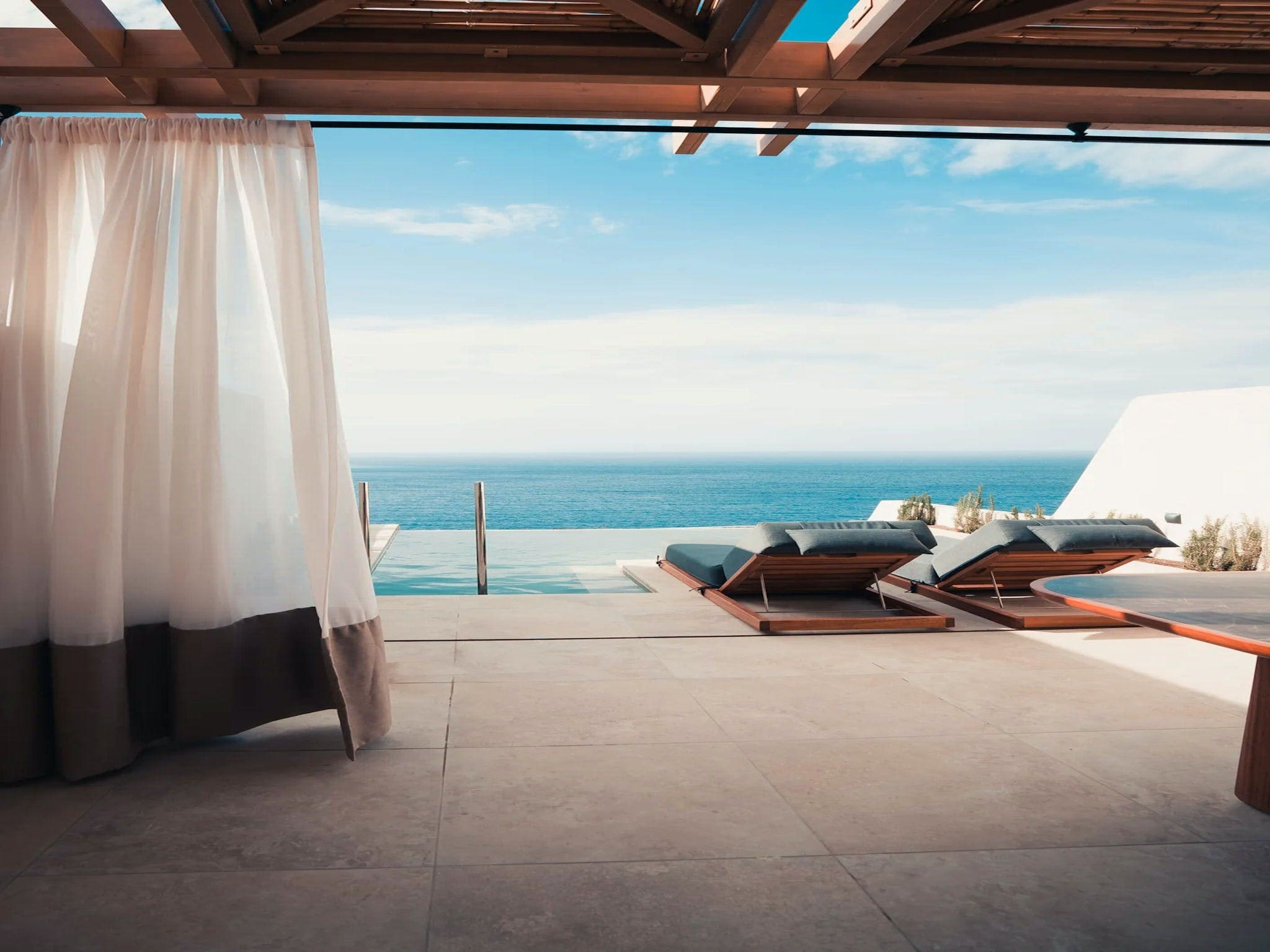 Villa Anemós Santorini Santorini: Exquisite 1-Bedroom Beachfront Apartment with Sea Views, Santorini