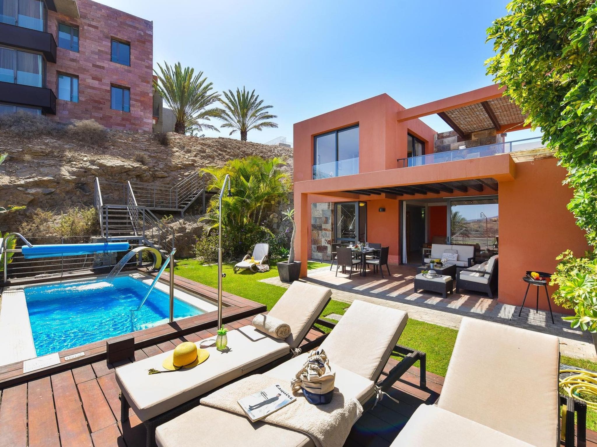 Villa Ansite Maspalomas: Modern 2-Bedroom Villa with Private Pool at Salobre Golf Resort in Gran Canaria