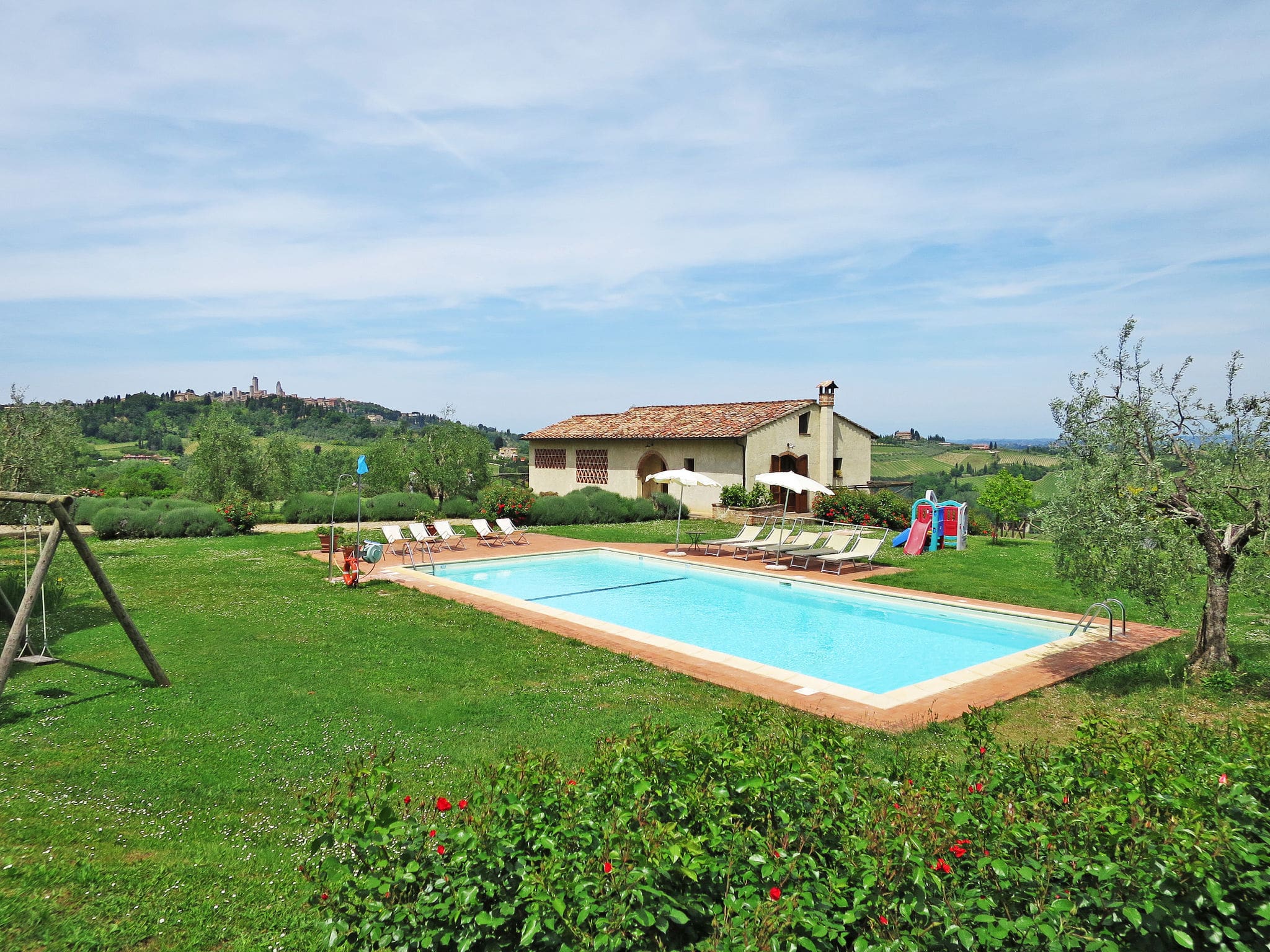 Villa Bellavista San Gimignano: Exclusive Five Bedroom Tuscan Estate with Private Pool and Panoramic Countryside Views