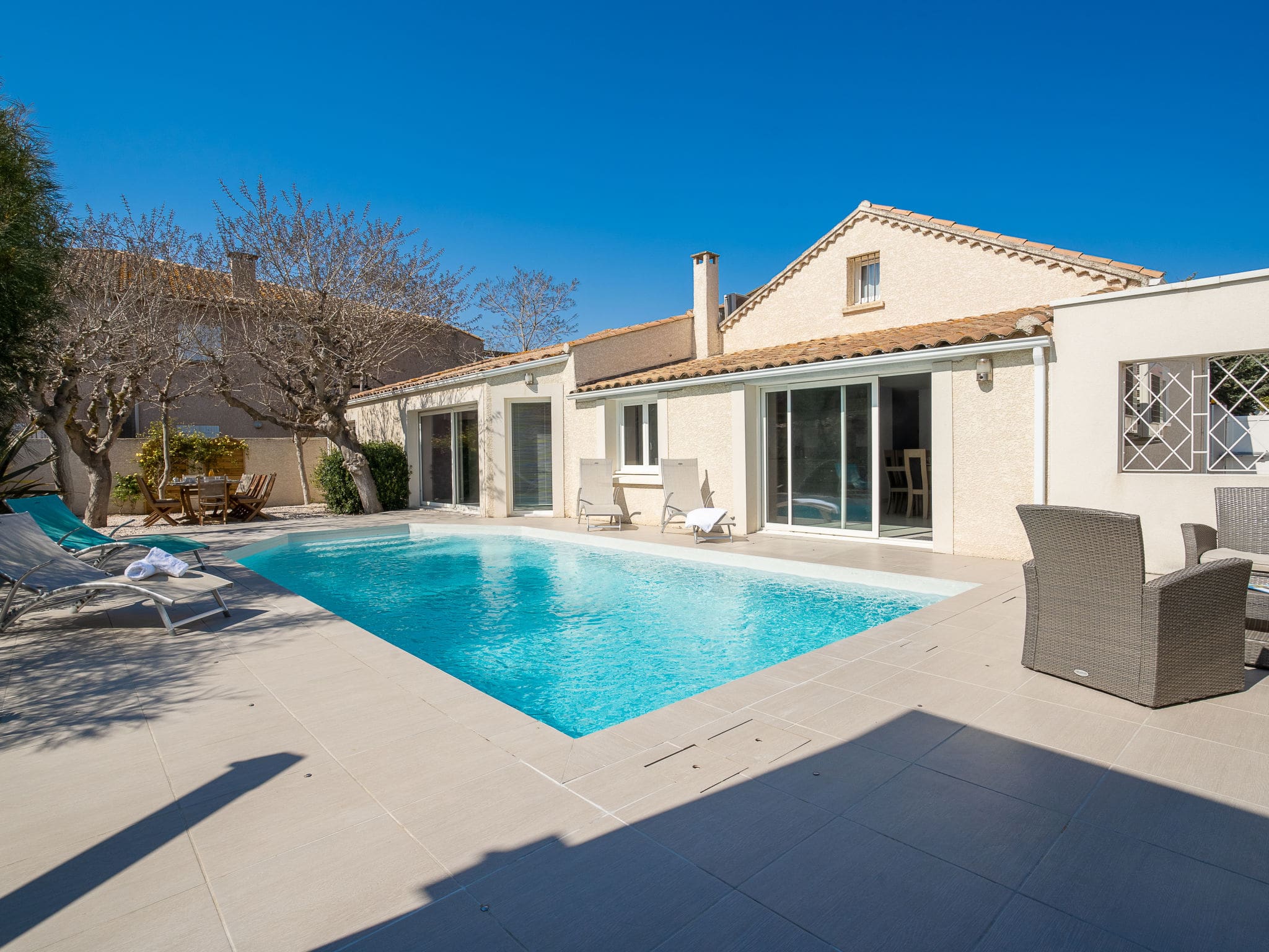 Villa Brescou Agde: Stunning 5-Bedroom Mediterranean Villa with Private Pool Near Beach in Cap d’Agde