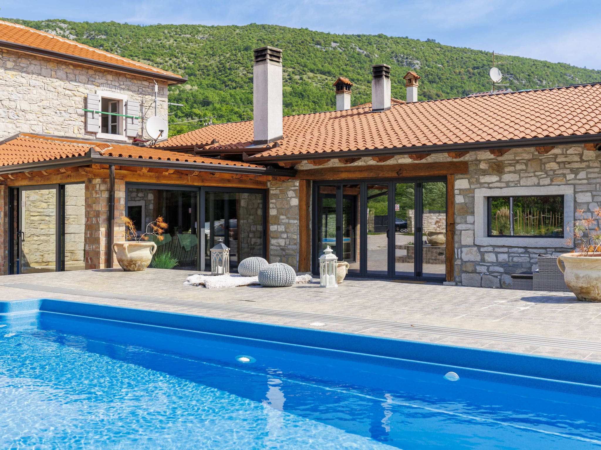 Villa Bujska Motovun: Stunning 4-Bedroom Villa with Heated Private Pool and Billiard Room in Historic Istria Croatia