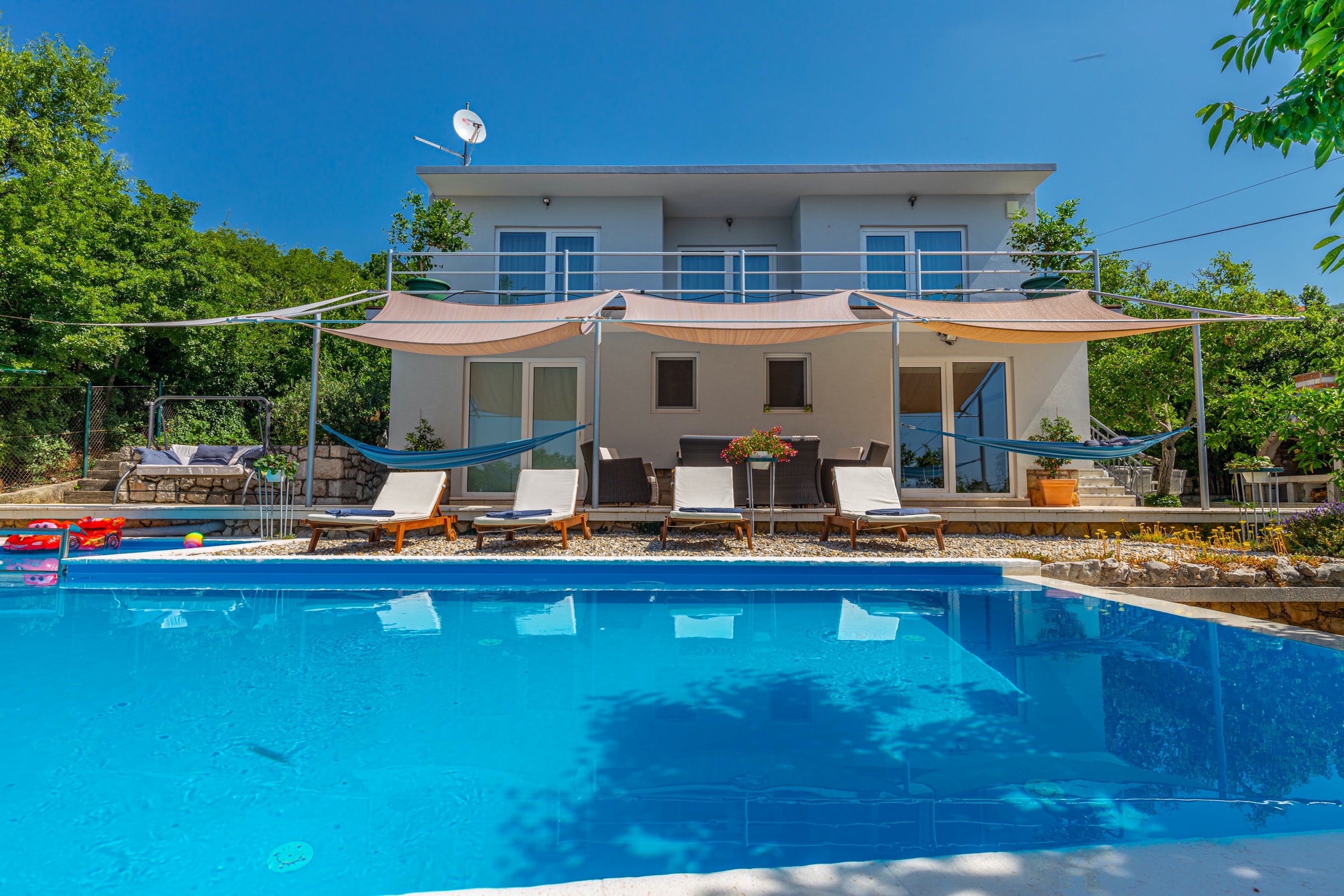 Villa Bura Crikvenica: Luxury 4-Bedroom Villa with Seaview and Pool, Crikvenica