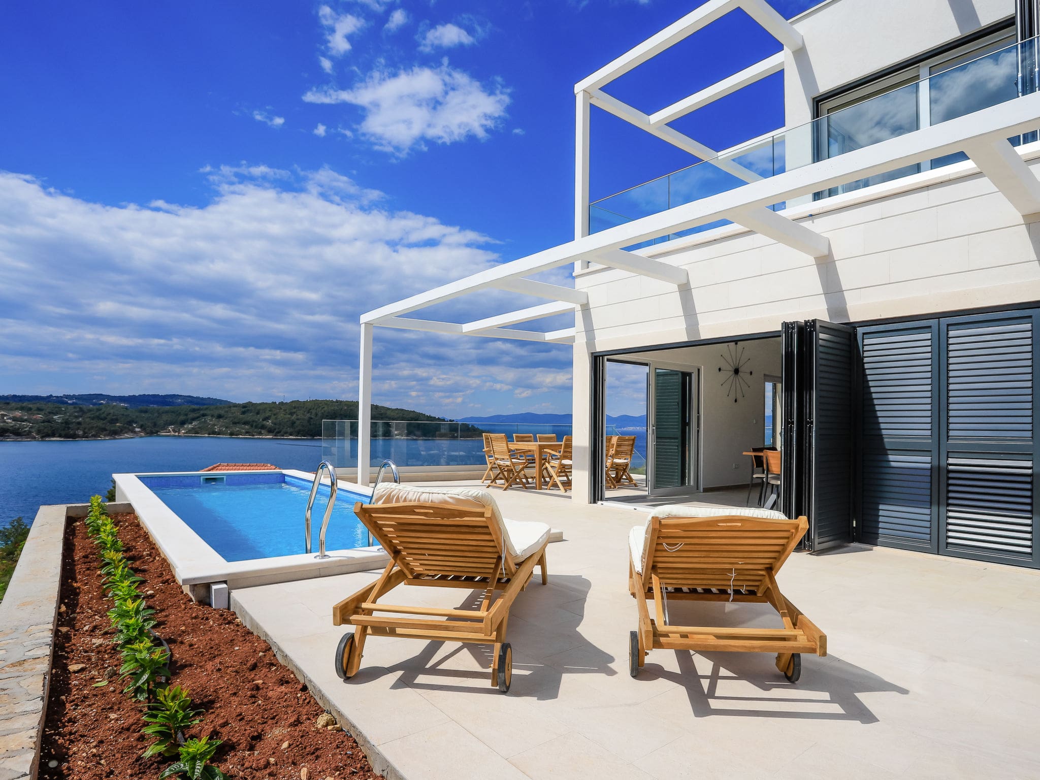 Villa Bura Šolta: Stunning 4-Bedroom Modern Villa with Heated Private Pool and Sea Views in Croatia