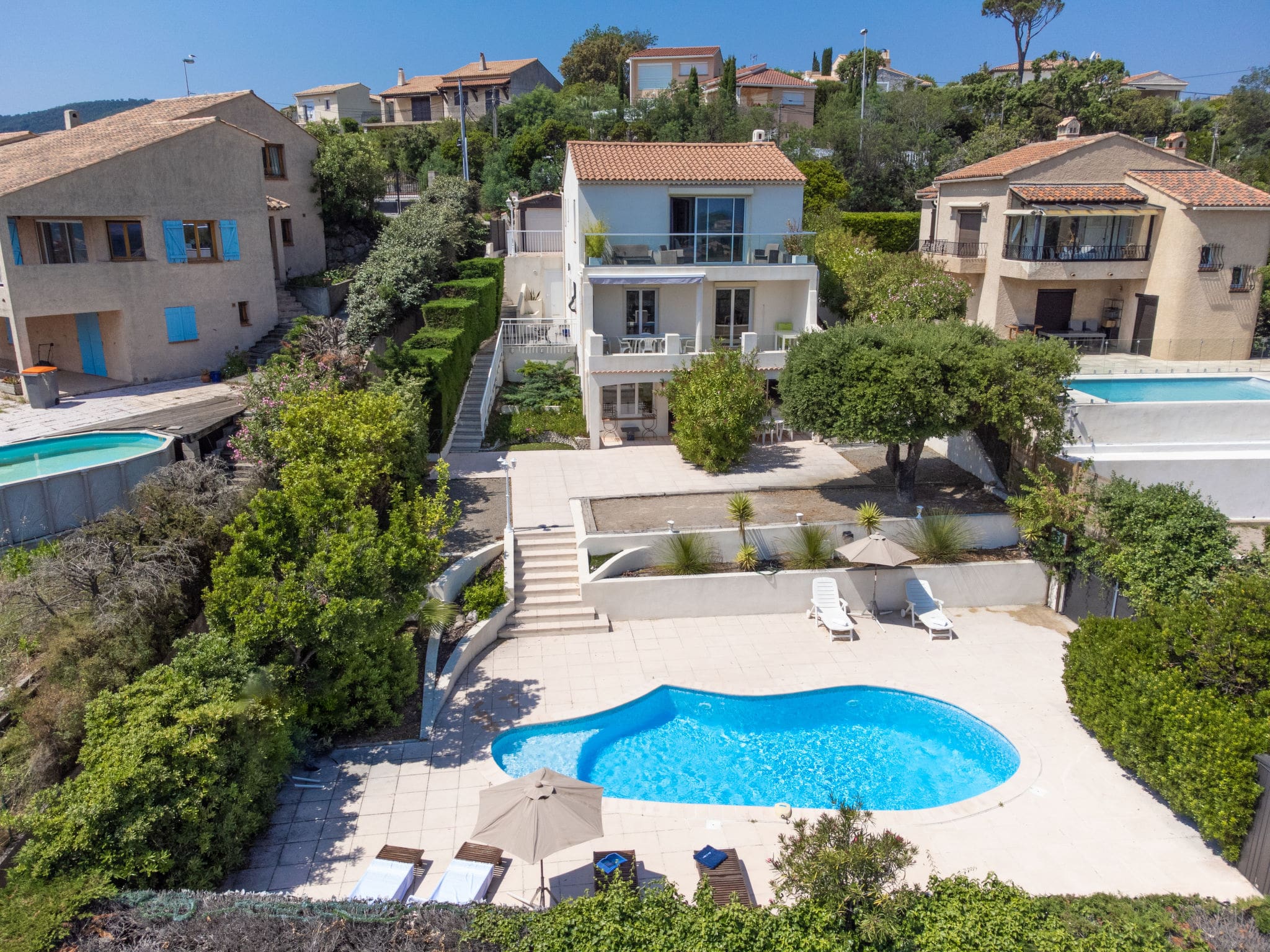 Villa Calanque Issambres Les Issambres: Spectacular 5-Bedroom Sea View Villa with Private Pool and Garden on French Riviera