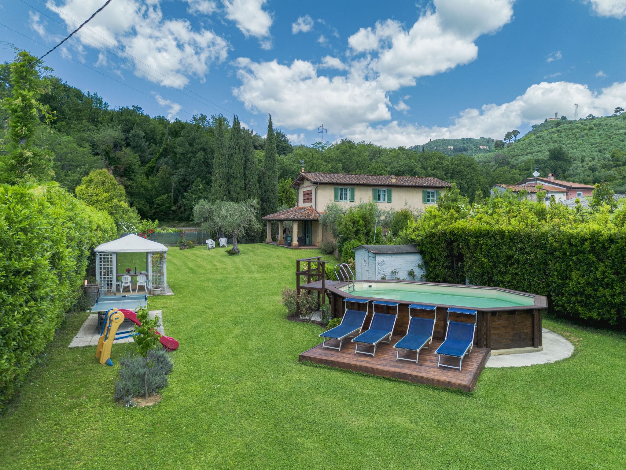 Villa Capezzano Camaiore: Spacious 5-Bedroom Modern Villa with Private Pool Near Versilia Coast Tuscany