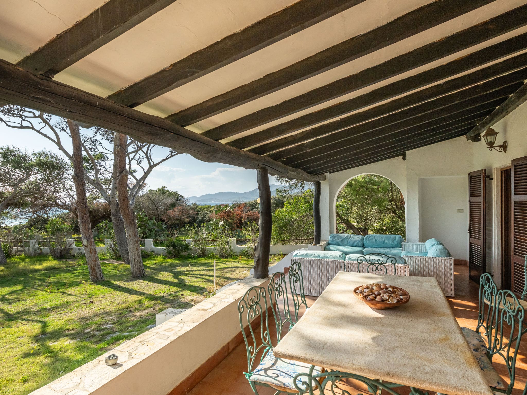 Villa Carbonara Villasimius: Stunning 4-Bedroom Beachfront Villa with Sea Views and Tennis Court Just 50 Metres from the Beach
