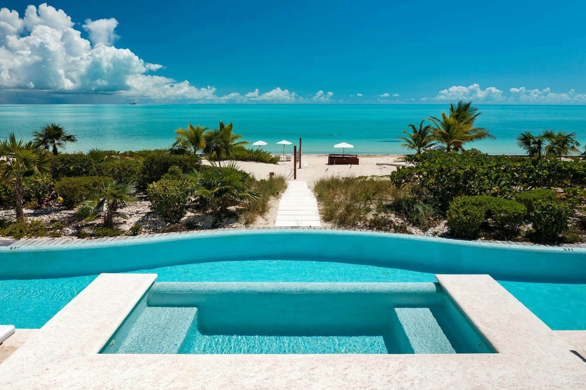 Villa Casuarina Providenciales Turks and Caicos Islands 3: Luxury 5-Bedroom Beachfront Villa with Pool, Turks and Caicos