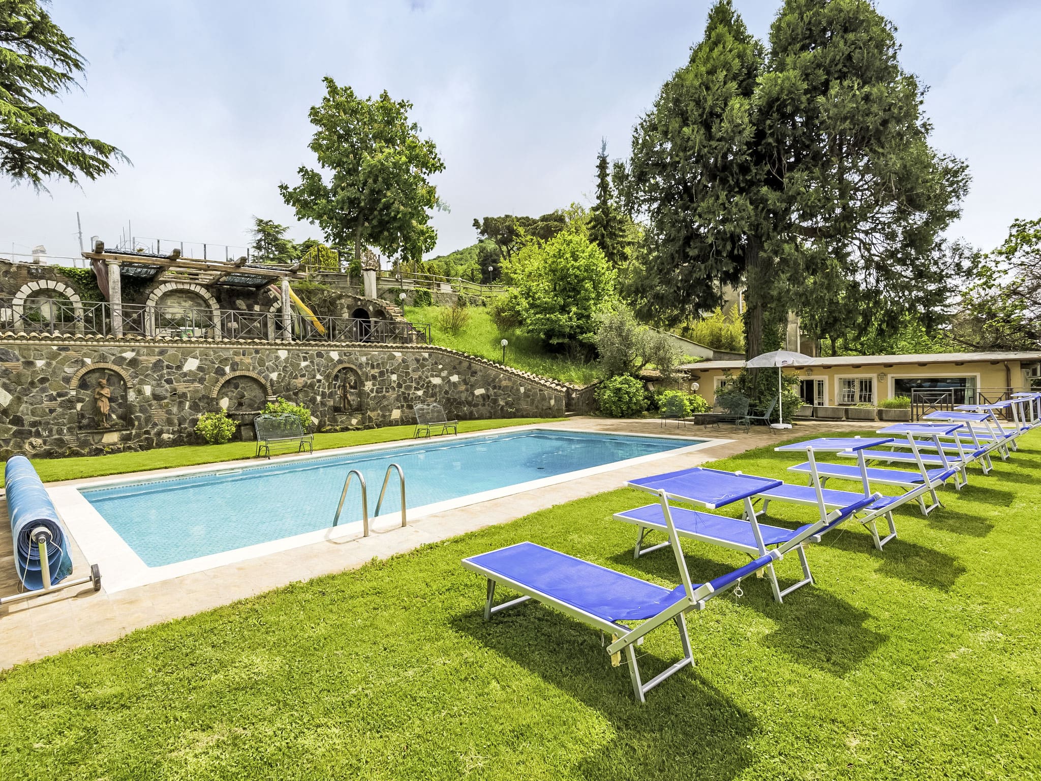 Villa Ciavattone Rocca: Magnificent 5-Bedroom Private Estate with Swimming Pool and Gardens Near Rome Italy