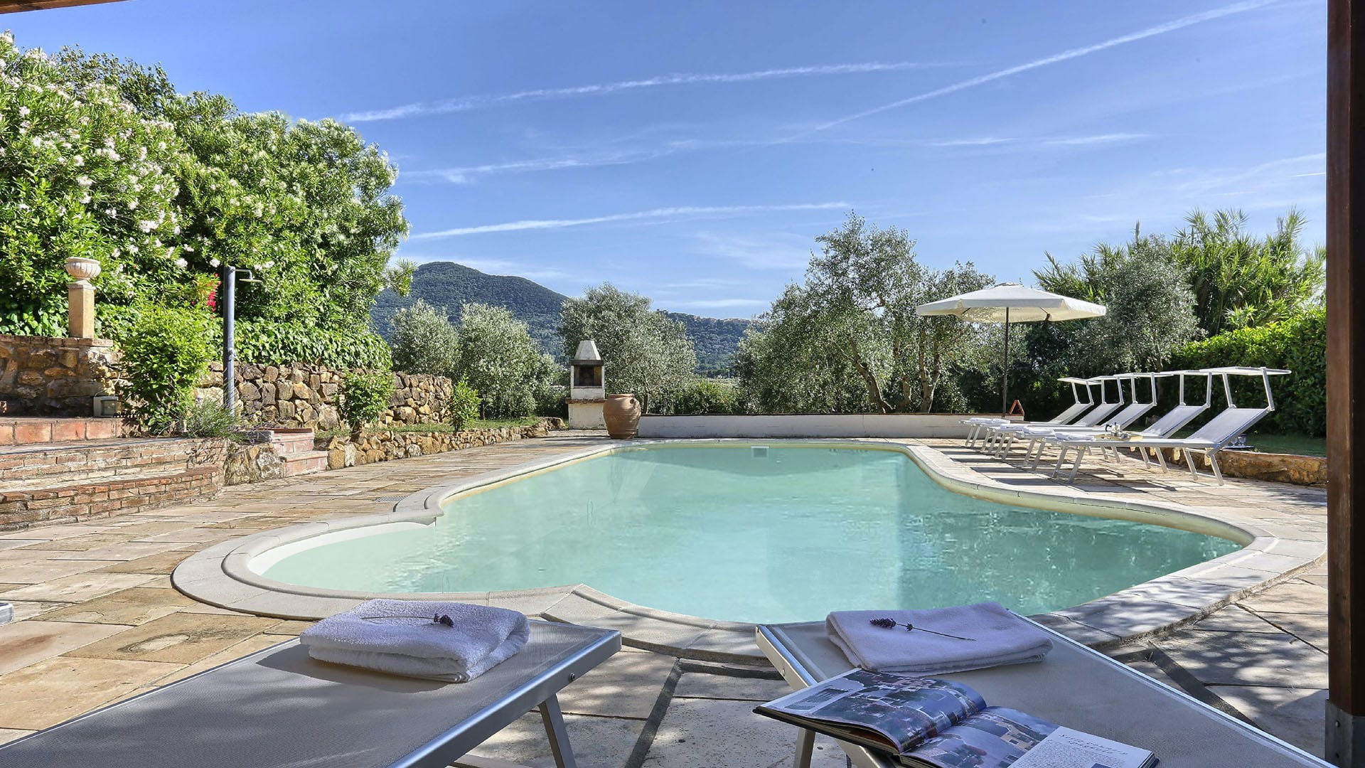 Villa Cipresso Scarlino: Luxury 4-Bedroom Apartment with Sea Views and Pool, Tuscany