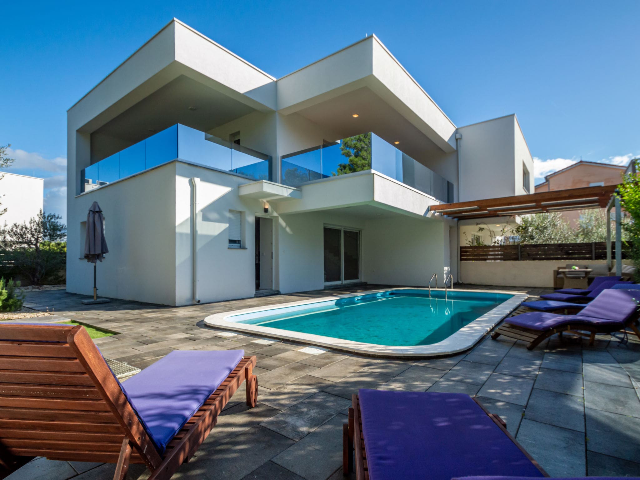 Villa Dalmacija Vodice: Stunning 3-Bedroom Villa with Private Pool and Modern Design on the Dalmatian Coast