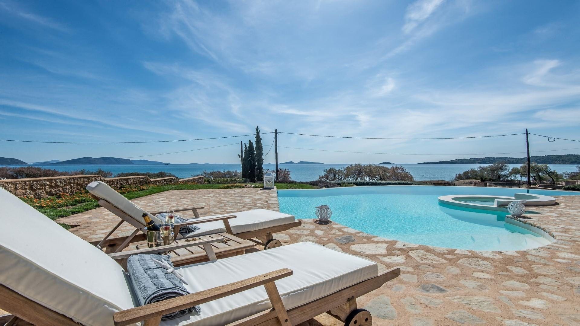 Villa Elios Argolis: Luxury 5-Bedroom Apartment with Seaview and Pool, Elios