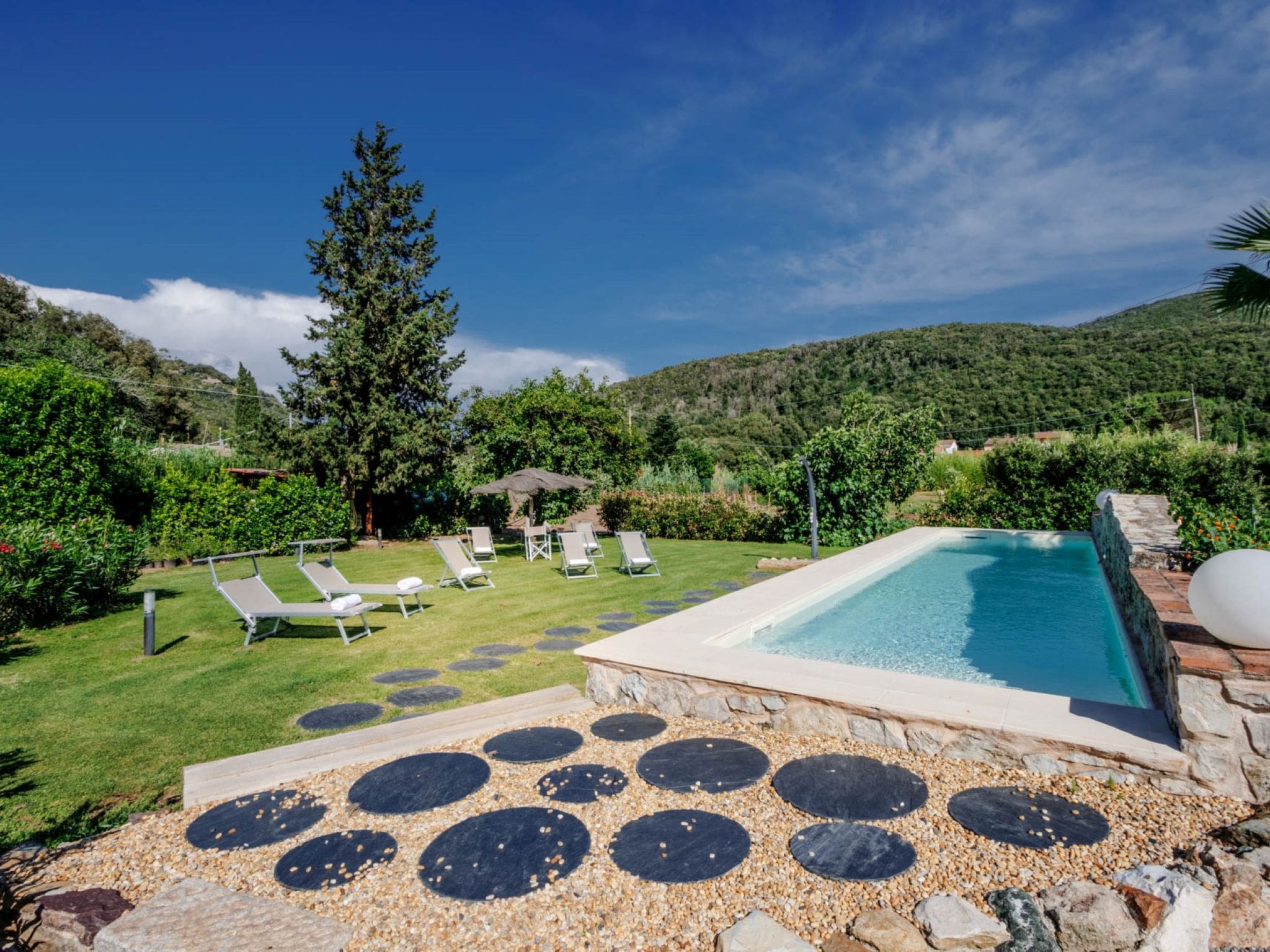 Villa Ematite Rio Marina: Stunning 3-Bedroom Villa with Private Pool and Landscaped Gardens on Elba Island