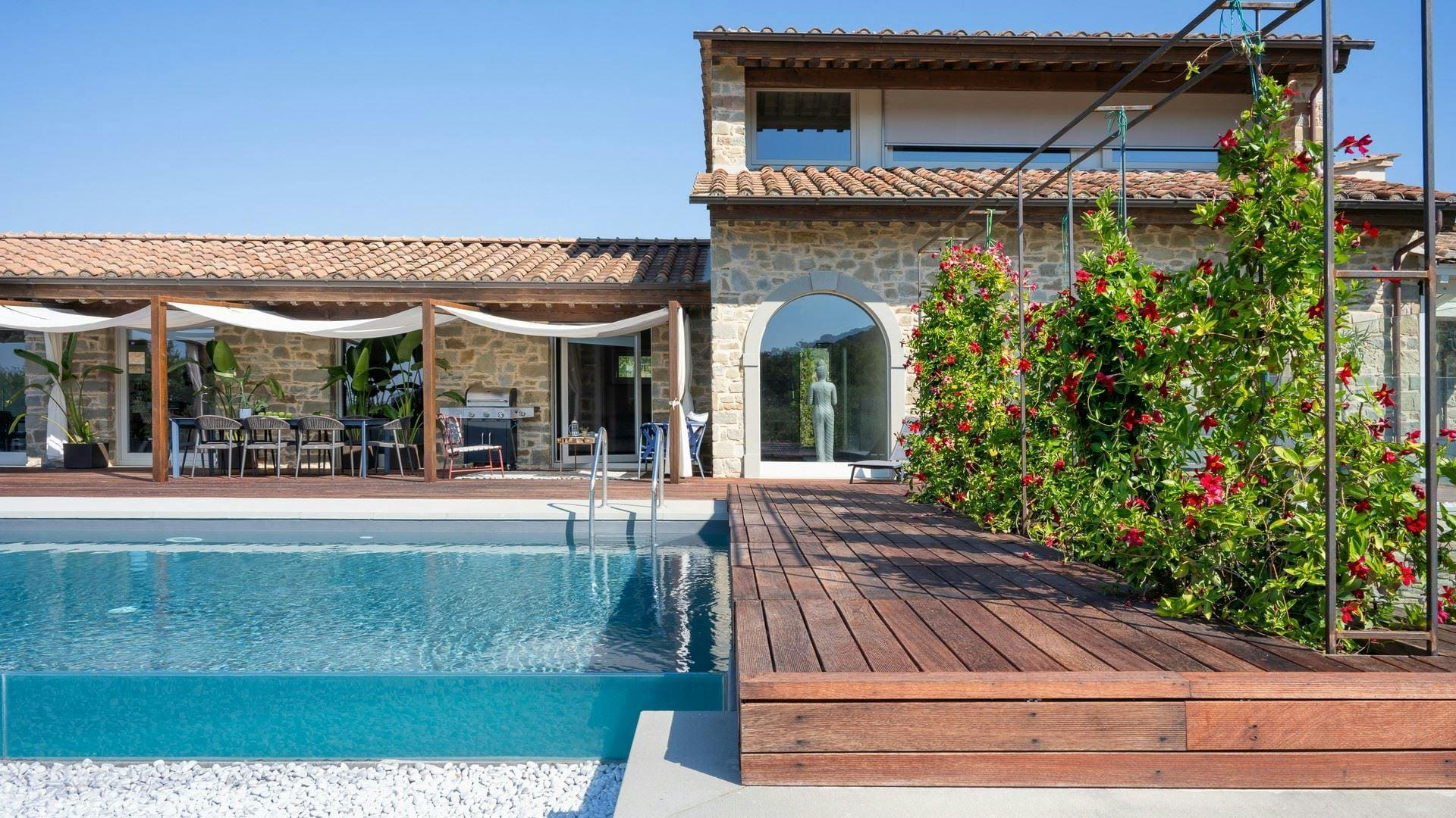 Villa Etrusco Cortona Cortona: 3-Bedroom Luxury Villa with Spa and Pool, Cortona