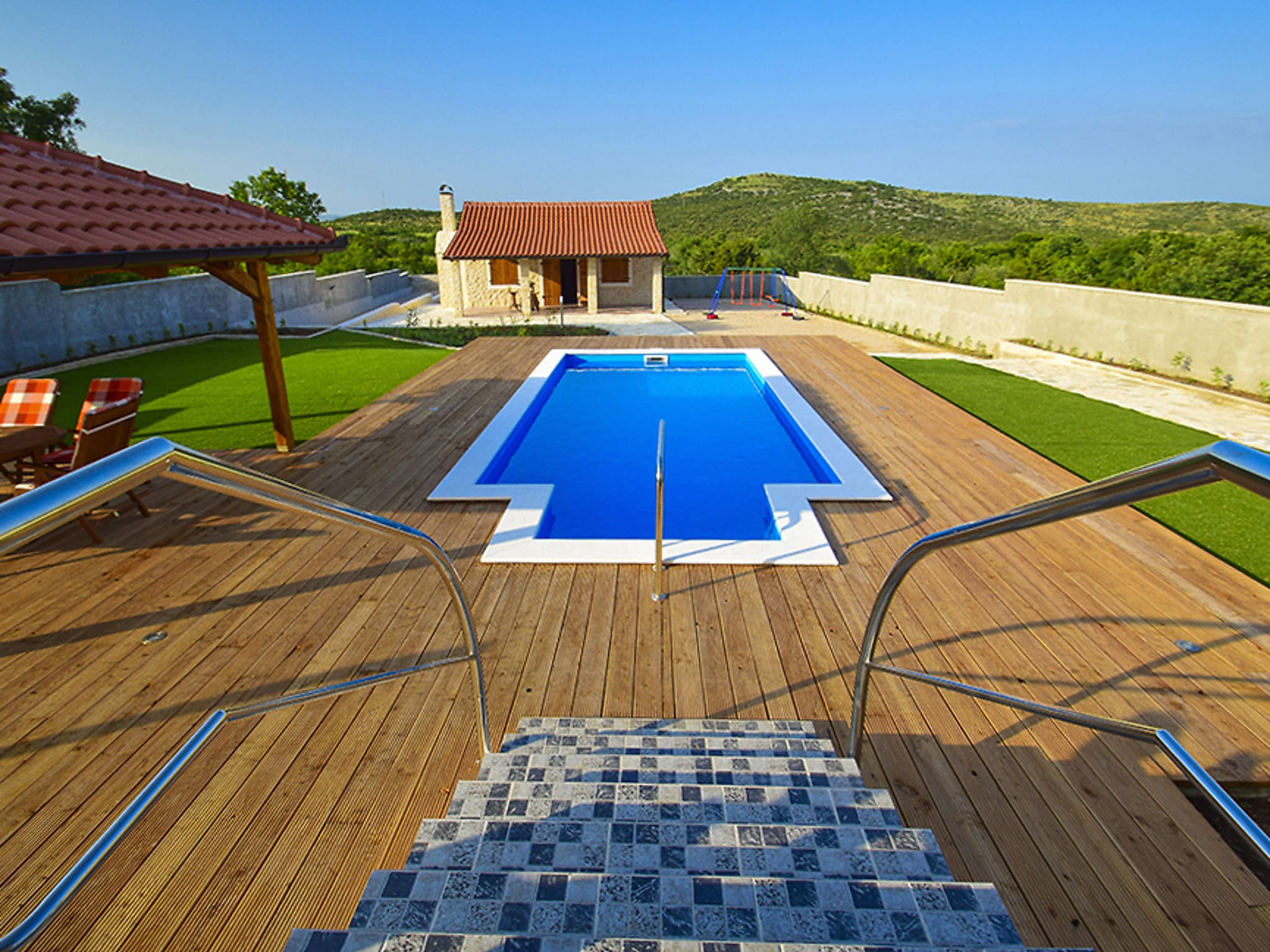 Villa Grabovci Vodice: Stunning 5-Bedroom Holiday Villa with Private Pool and Wellness Facilities in Croatia