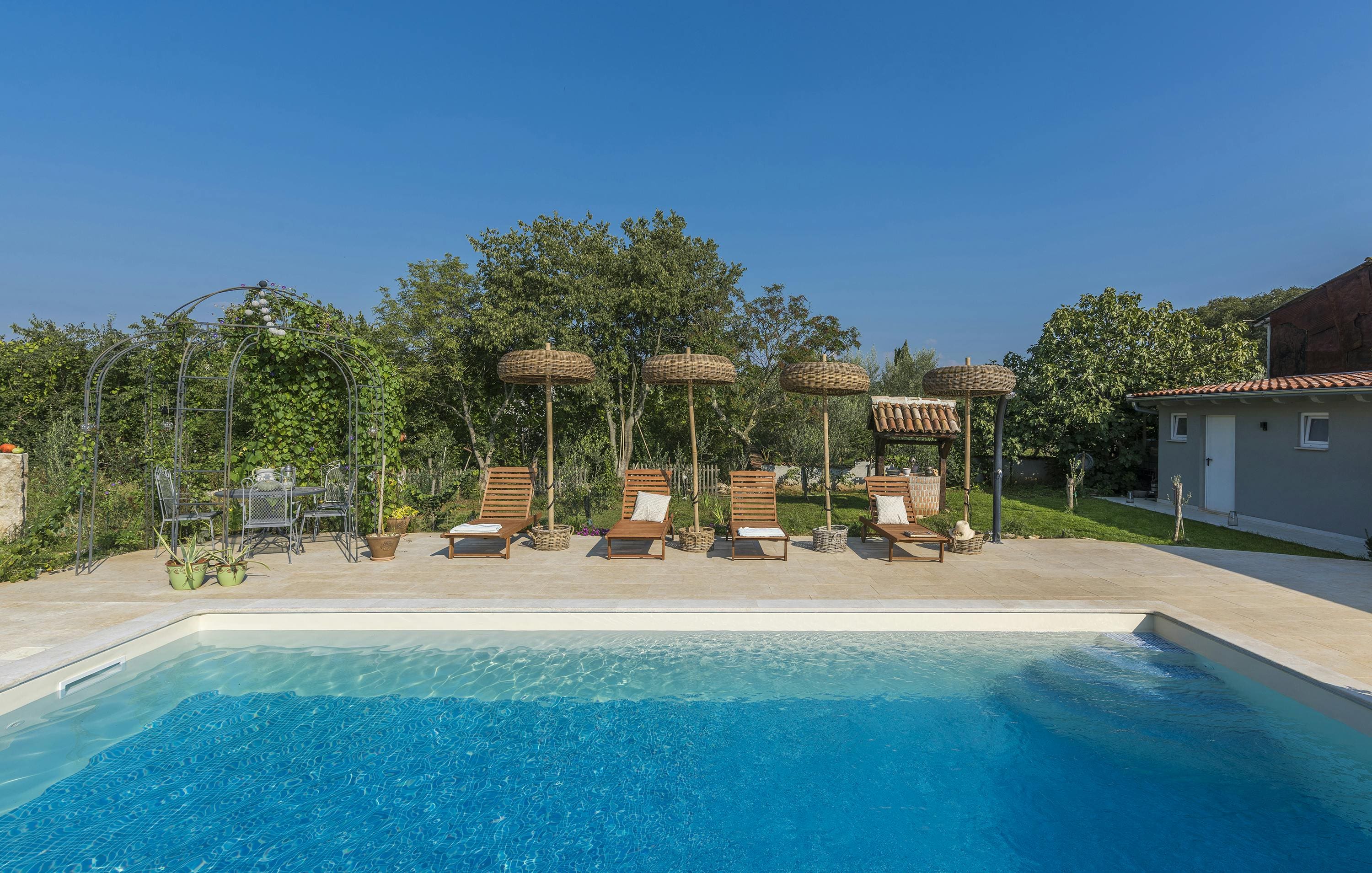 Villa Grbalj Poreč: Luxury 2-Bedroom Villa with Private Pool and Sea Views, Istria