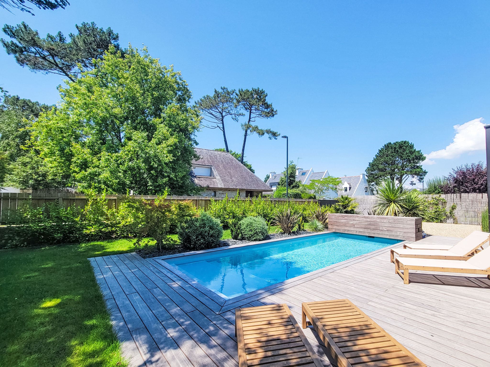 Villa Kerpenhir Carnac: Spectacular 5-Bedroom Modern Villa with Heated Private Pool Near Carnac Beach in Brittany France