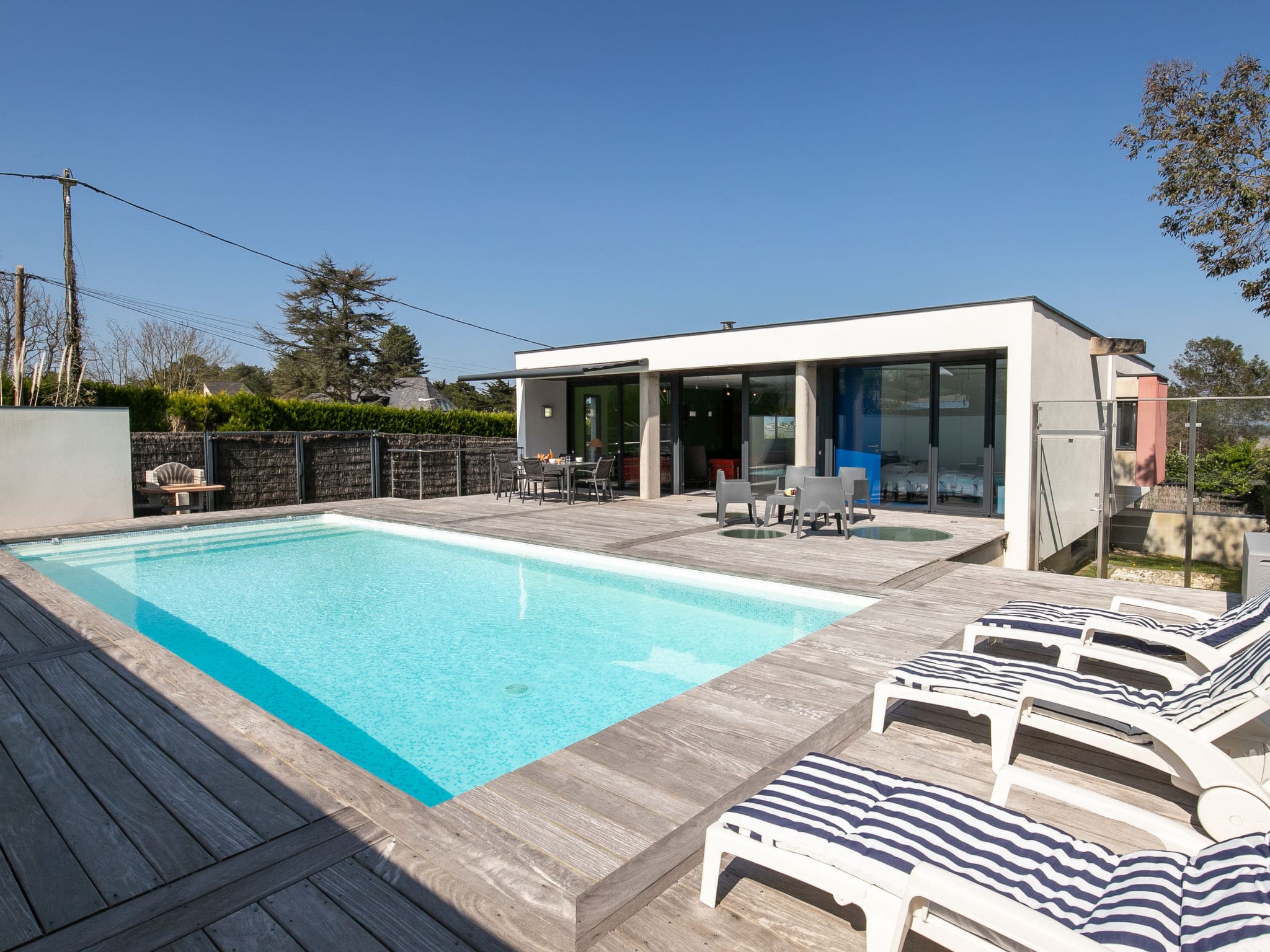 Villa Kerroc’h Locquirec: Stunning 3-Bedroom French Villa with Heated Pool and Sea Views in Brittany Coast