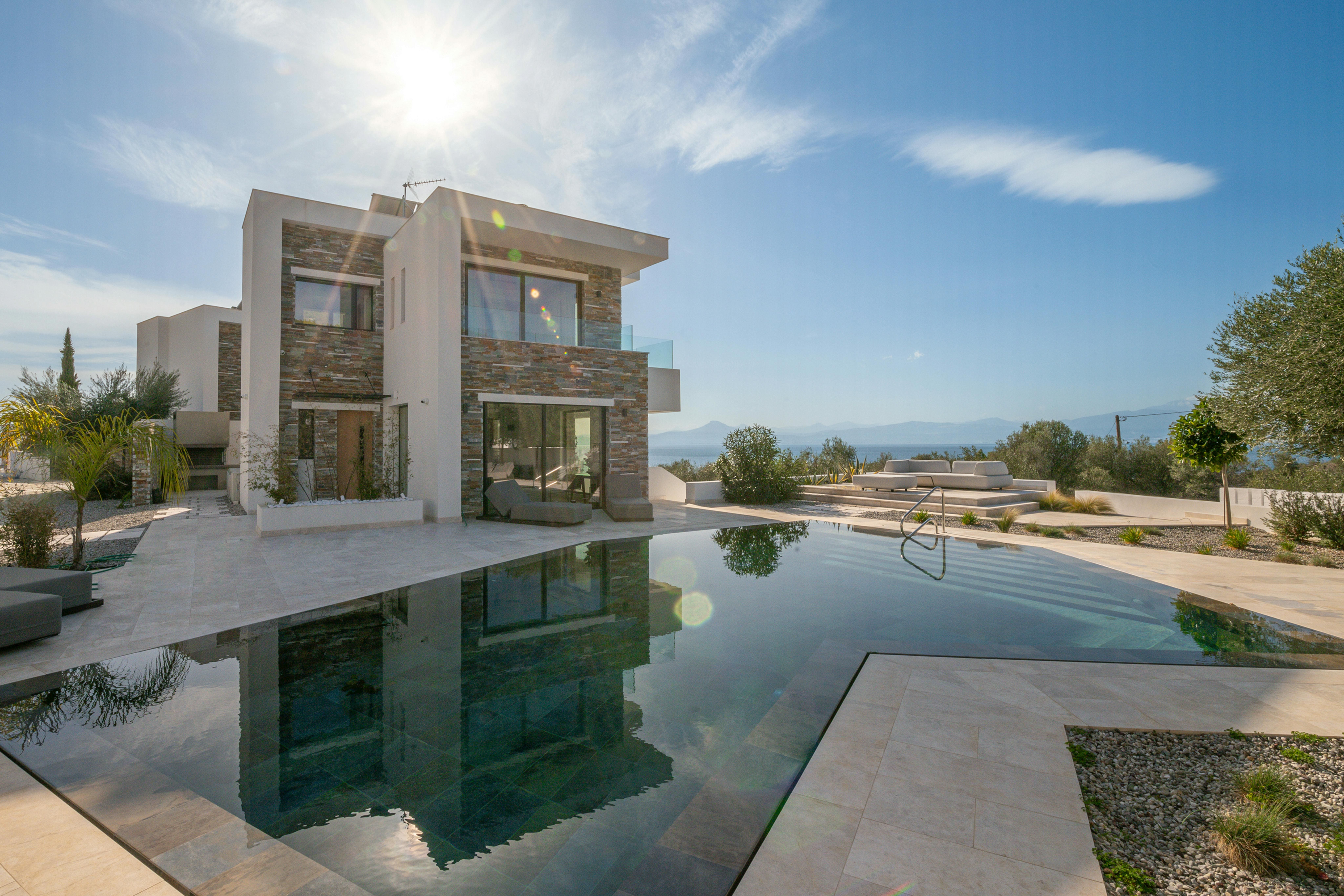 Villa Kounoupia Corinthia: Luxury 4-Bedroom Villa with Private Pool and Sea Views, Corinthia