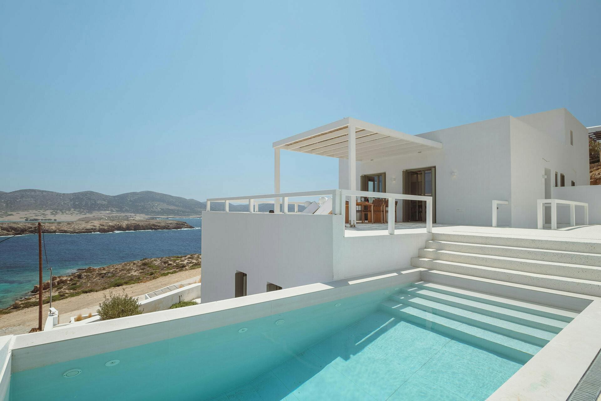 Villa Krios Paros: Luxury 3-Bedroom Villa with Private Pool and Sea Views, Paros