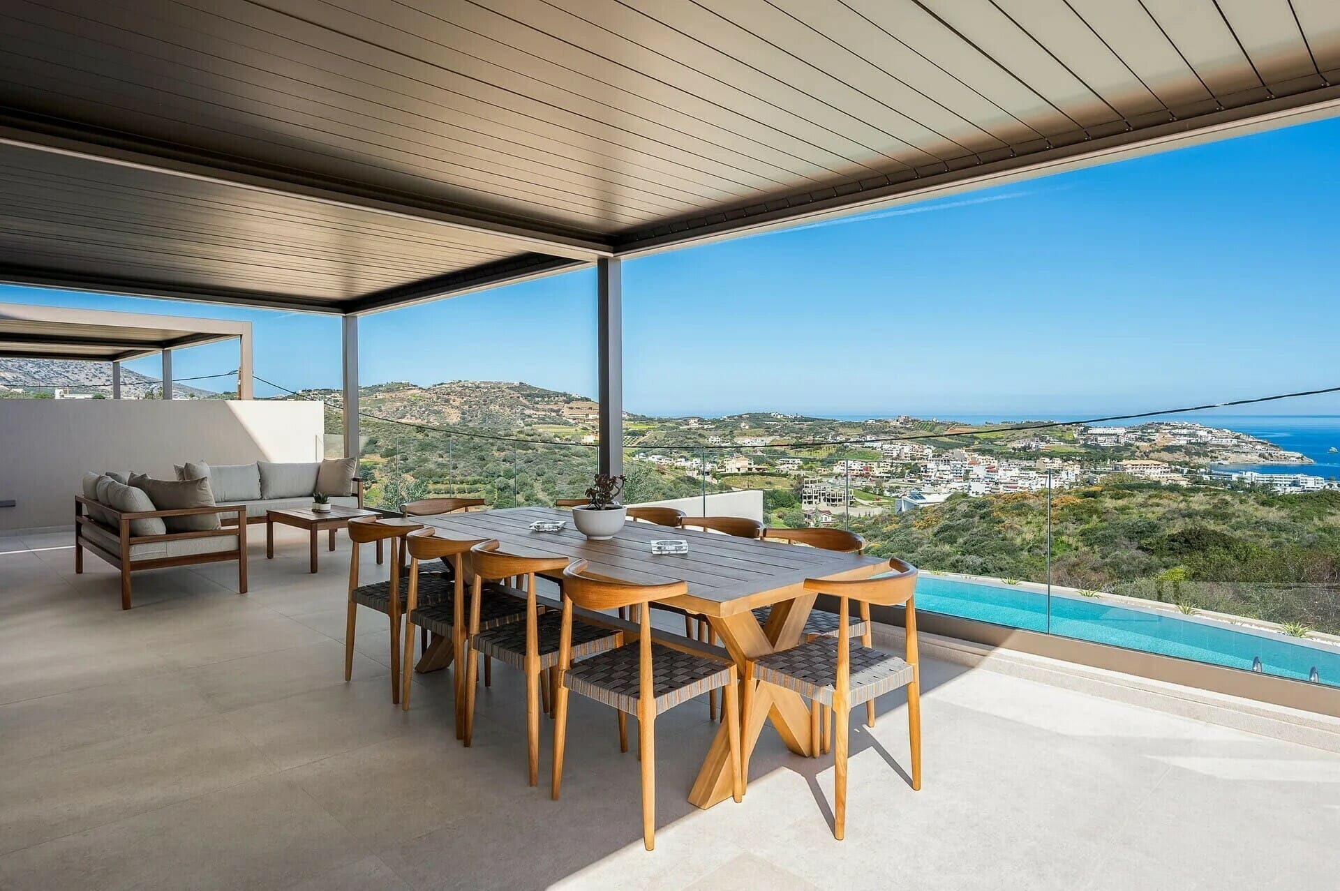 Villa Kritamo Crete: Spacious 6-Bedroom Luxury Villa with Seaview and Pool in Crete