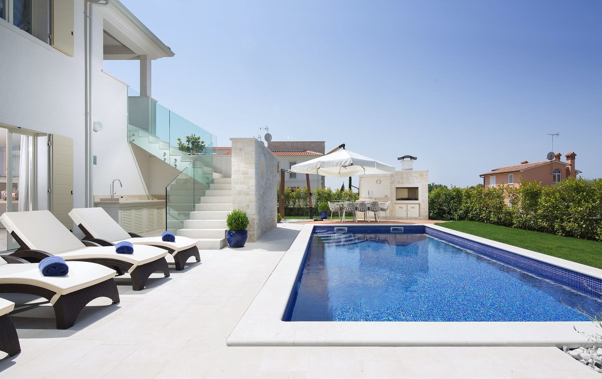 Villa Labin Istria: Chic 3-Bedroom Villa with Seaview and Pool, Istria