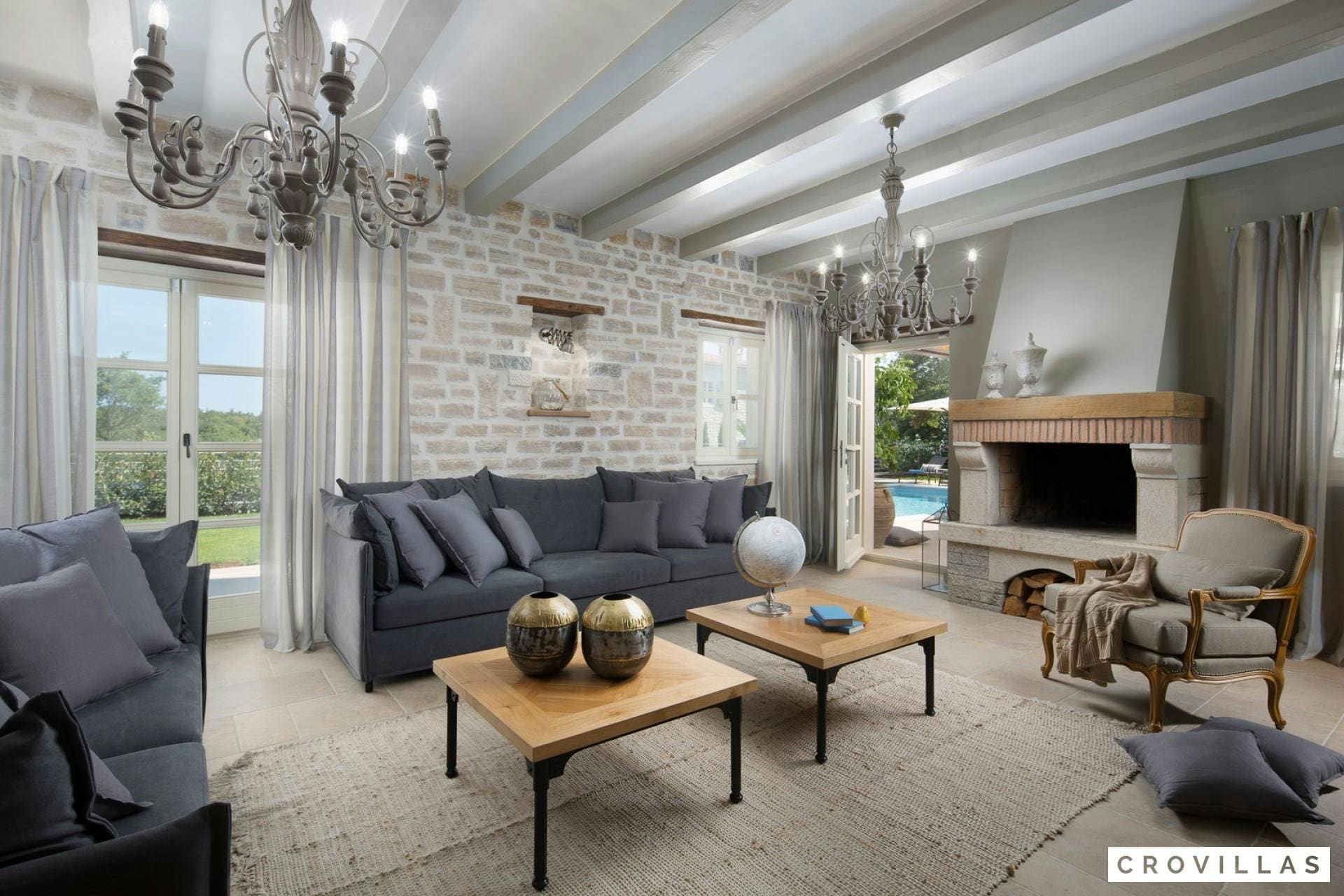 Villa Ladici Istria: Luxury 4-Bedroom Villa with Pool and Sports Facilities, Istria