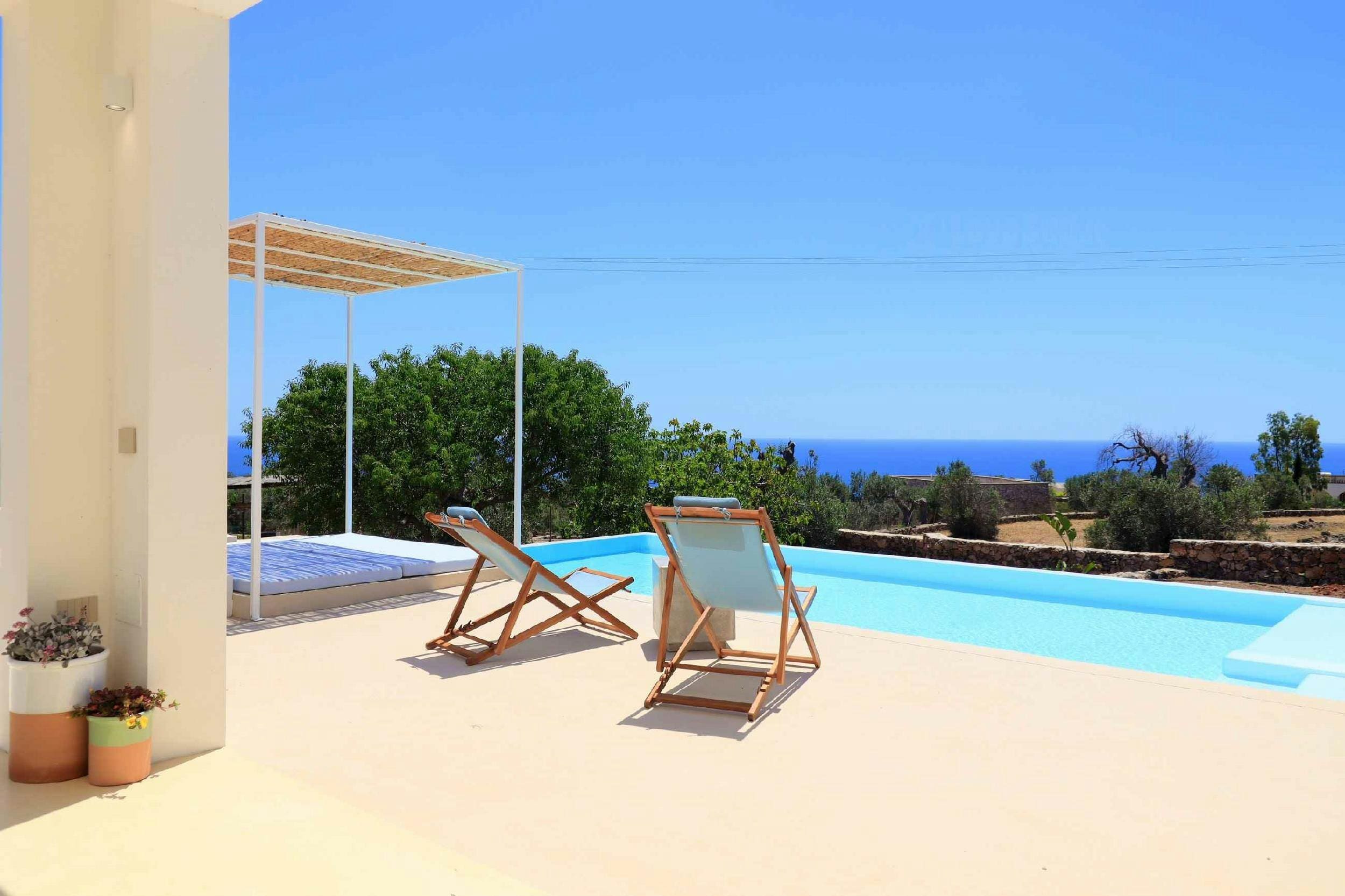 Villa Lamione Leuca: Luxury 2-Bedroom Villa with Private Pool and Sea Views, Apulia