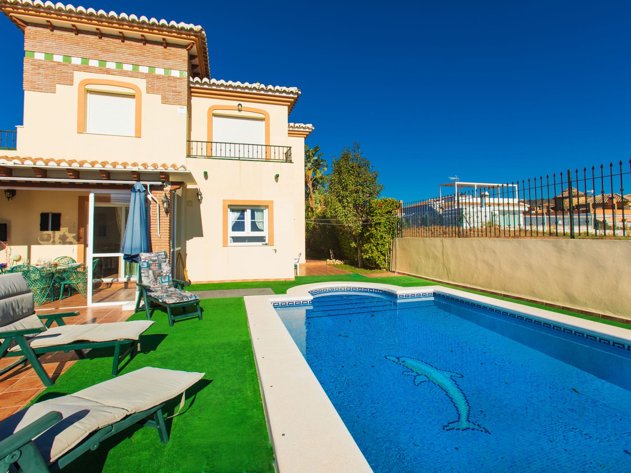 Villa Levante Benajarafe: Stunning 5-Bedroom Villa with Private Pool and Mediterranean Sea Views Near Malaga