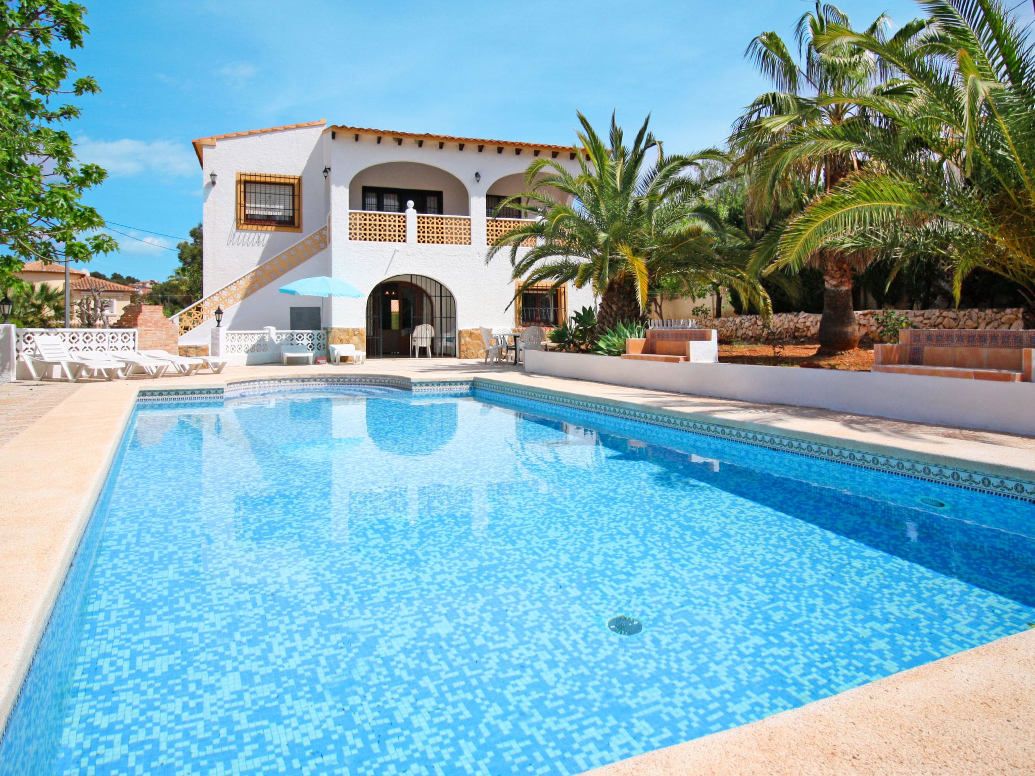 Villa Levante Calpe: Spacious 6-Bedroom Family Villa with Private Pool and Expansive Gardens Near Calpe Beach