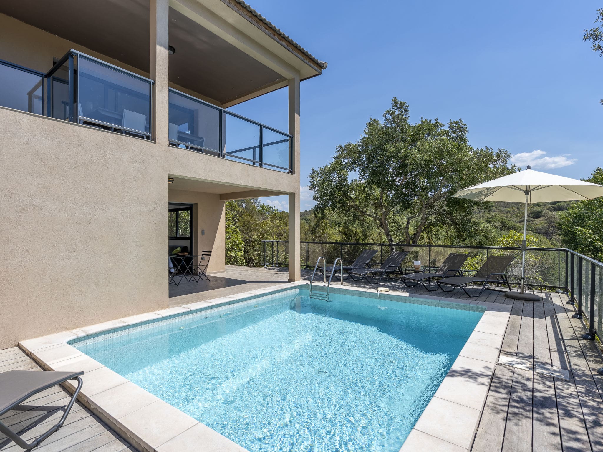 Villa Libeccio Porticcio: Modern 4-Bedroom Villa with Private Pool and Country Views in Corsica France