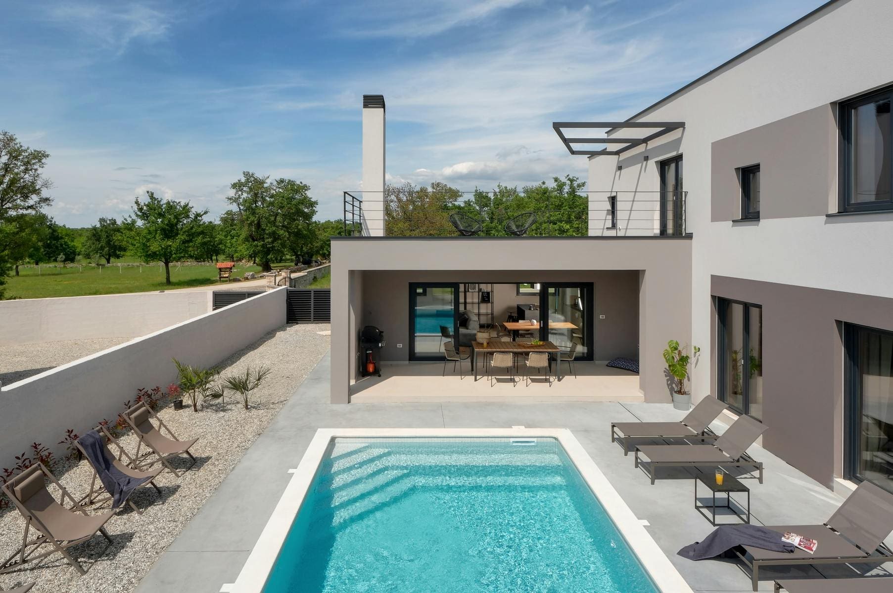 Villa Lovran Istria: Luxury 4-Bedroom Villa with Seaview and Pool, Istria